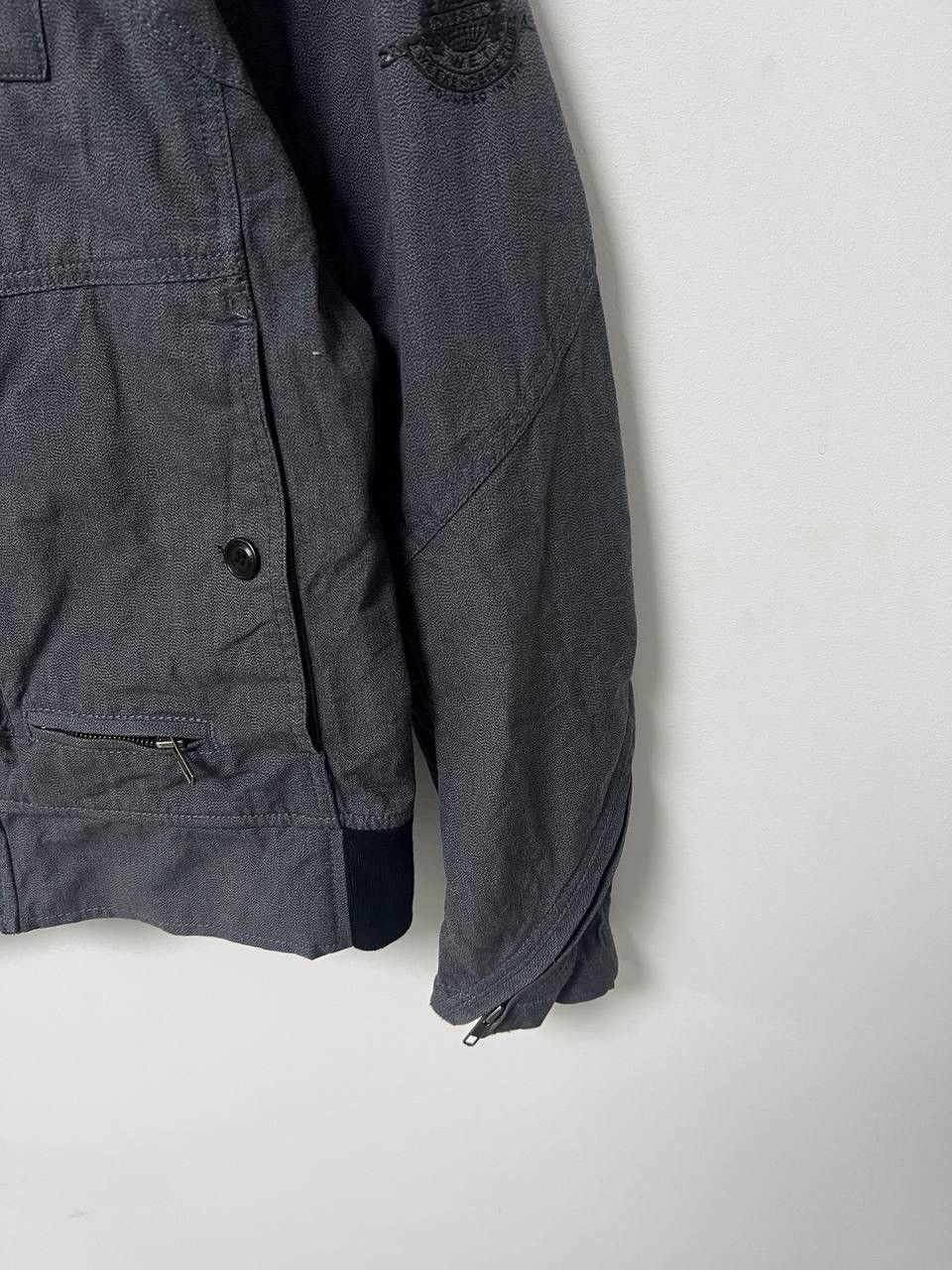 Diesel Vintage Diesel Bomber Jacket Multi Pocket Avangard Style XXL Size US XXL / EU 58 / 5 - 4 Thumbnail