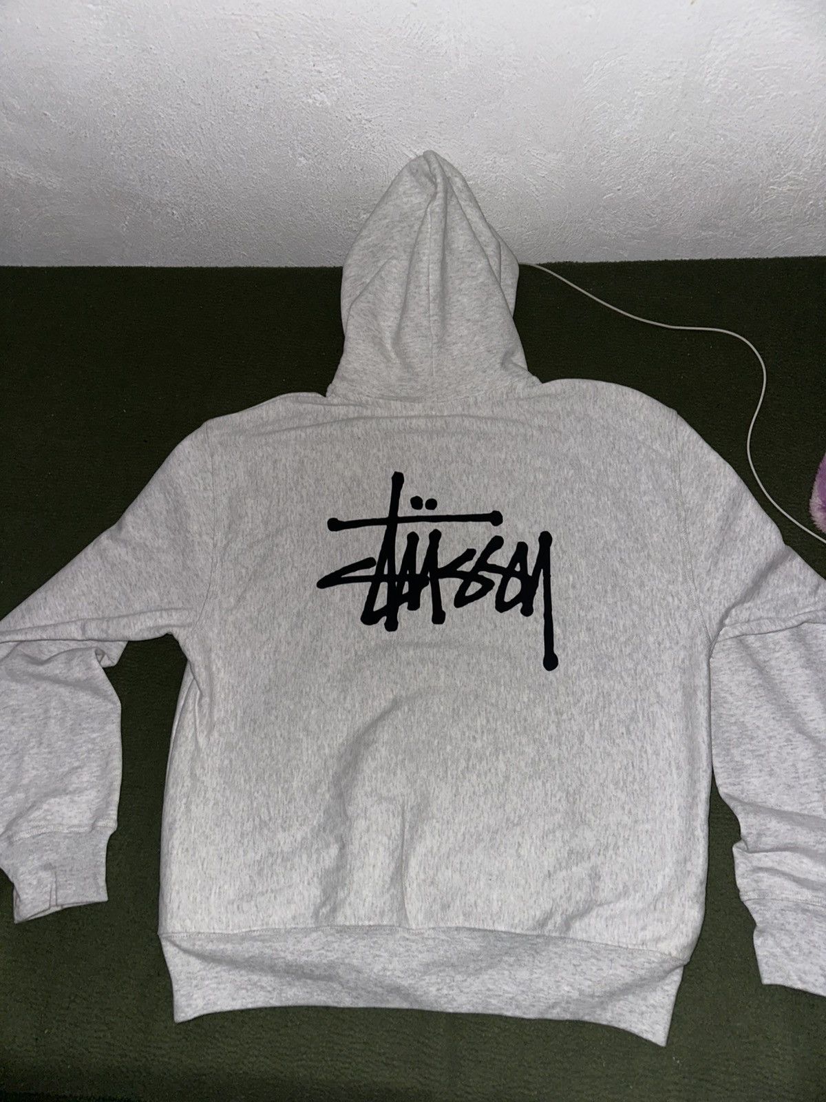 Stussy Stussy hoodie Ash leather Size L Size US L / EU 52-54 / 3 - 3 Thumbnail