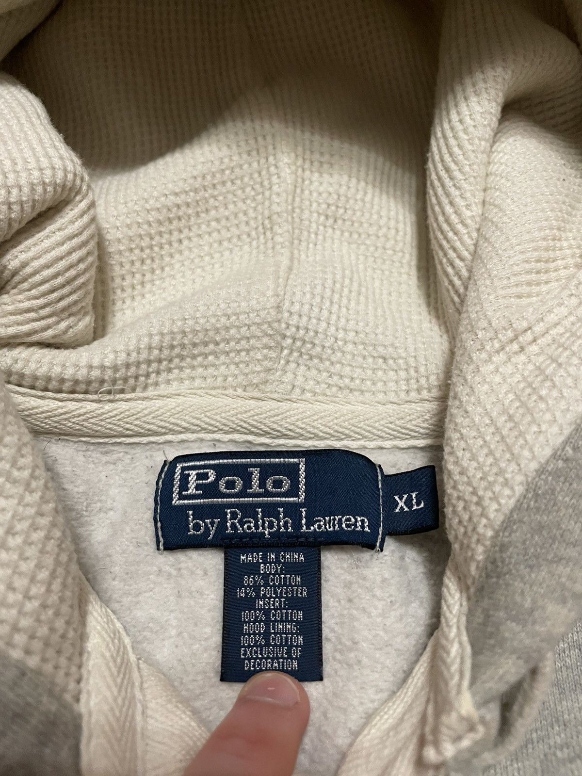 Polo Ralph Lauren × Vintage Vintage Polo Ralph Lauren Hoodie Size US XL / EU 56 / 4 - 11 Thumbnail