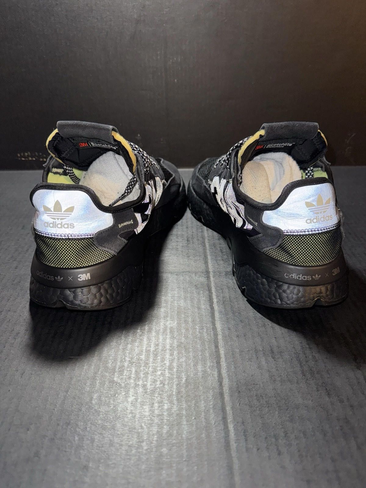 Adidas Adidas Men's 3M x Nite Jogger Core Black - EE5884 - Sz 12.5 Size US 12.5 / EU 45-46 - 6 Thumbnail