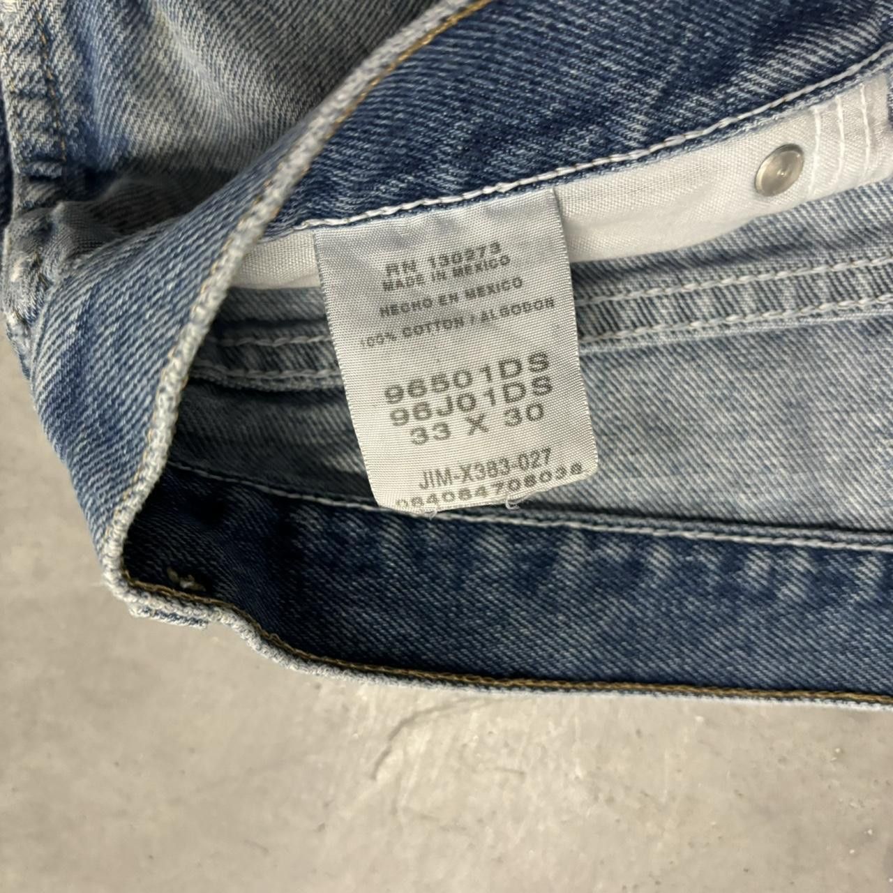 Japanese Brand Crazy Vintage Y2K/2000s Grunge Medium Wash Denim Jeans! Size US 32 / EU 48 - 8 Thumbnail