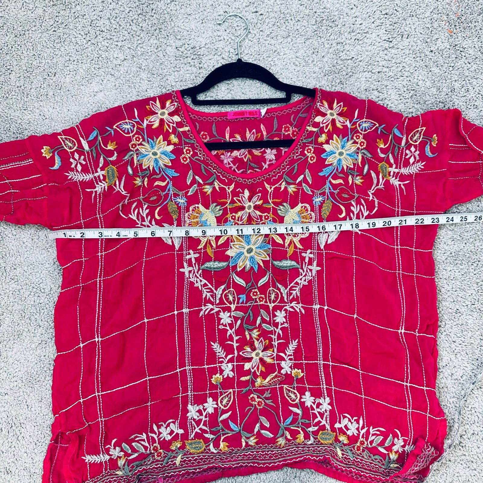 Johnny Was Johnny Was Sienna Blouse In Pink Peacoat Size XS Size XS / US 0-2 / IT 36-38 - 7 Thumbnail