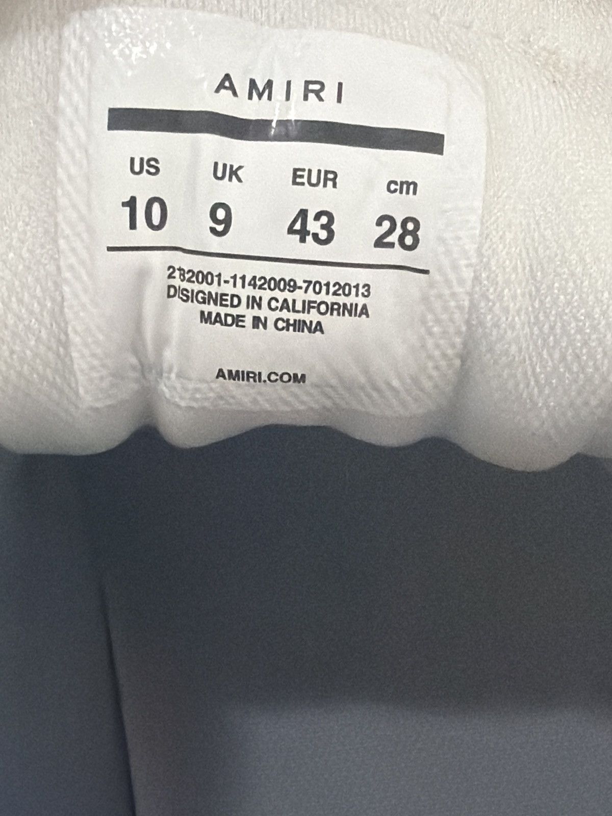 Amiri Amiri Skel Top Low 'Grey' Size US 10 / EU 43 - 7 Thumbnail