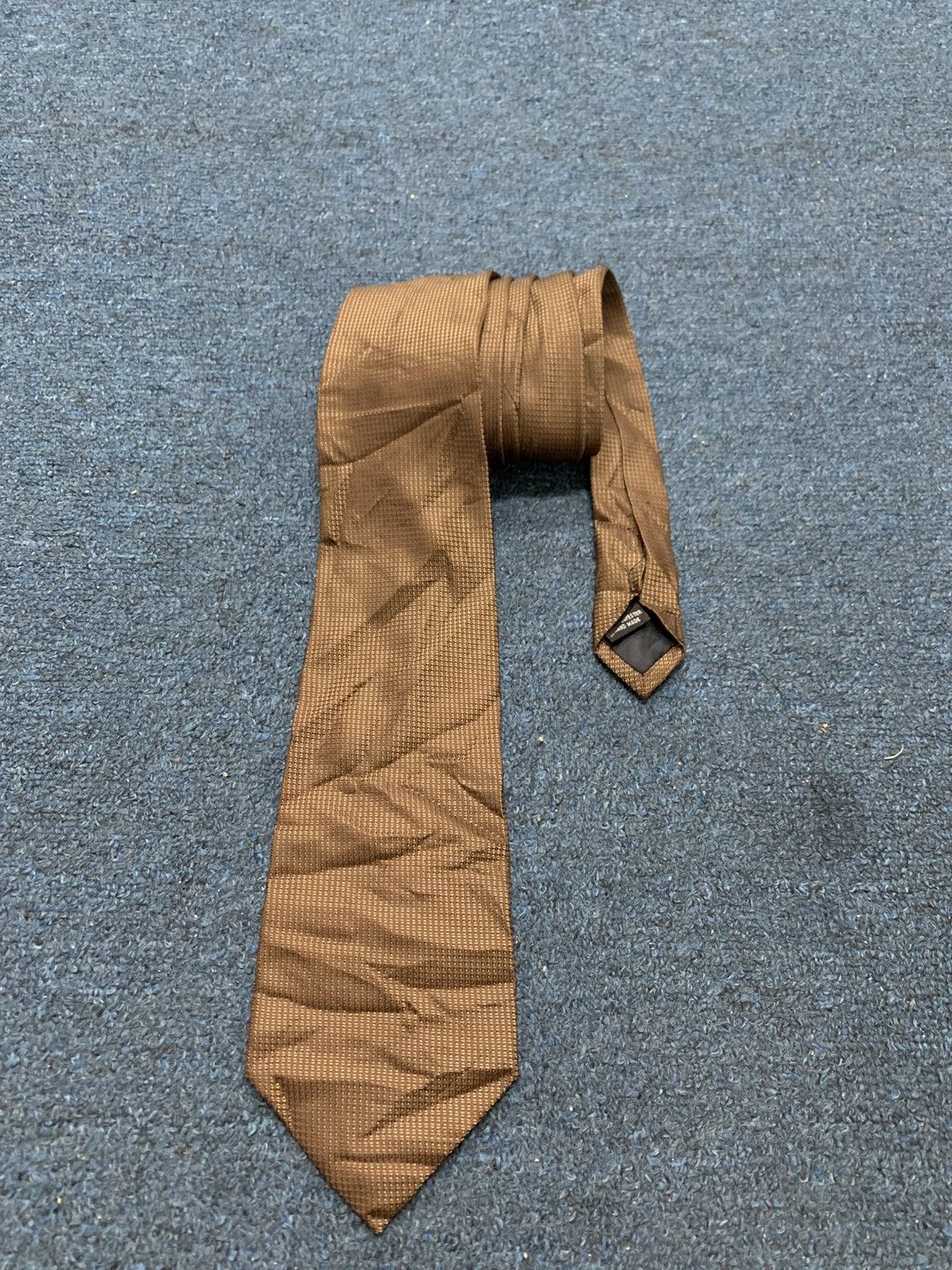 Fubu LAST DROP#FUBU Brown Textured Tie Classic Formal Size ONE SIZE - 1 Thumbnail