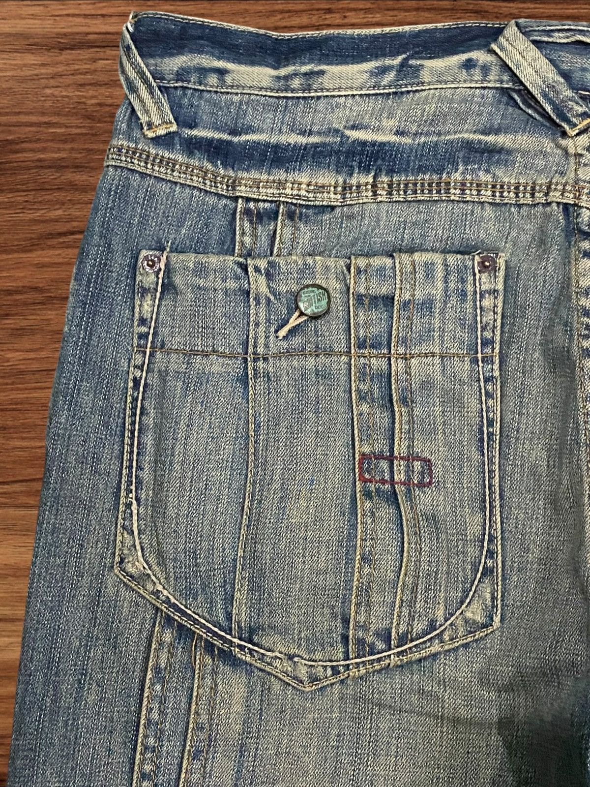 Artful Dodger ⚡️Baggy⚡️Artful Dodgers Distressed Blue Wash Streetwear Jeans Size US 36 / EU 52 - 10 Thumbnail