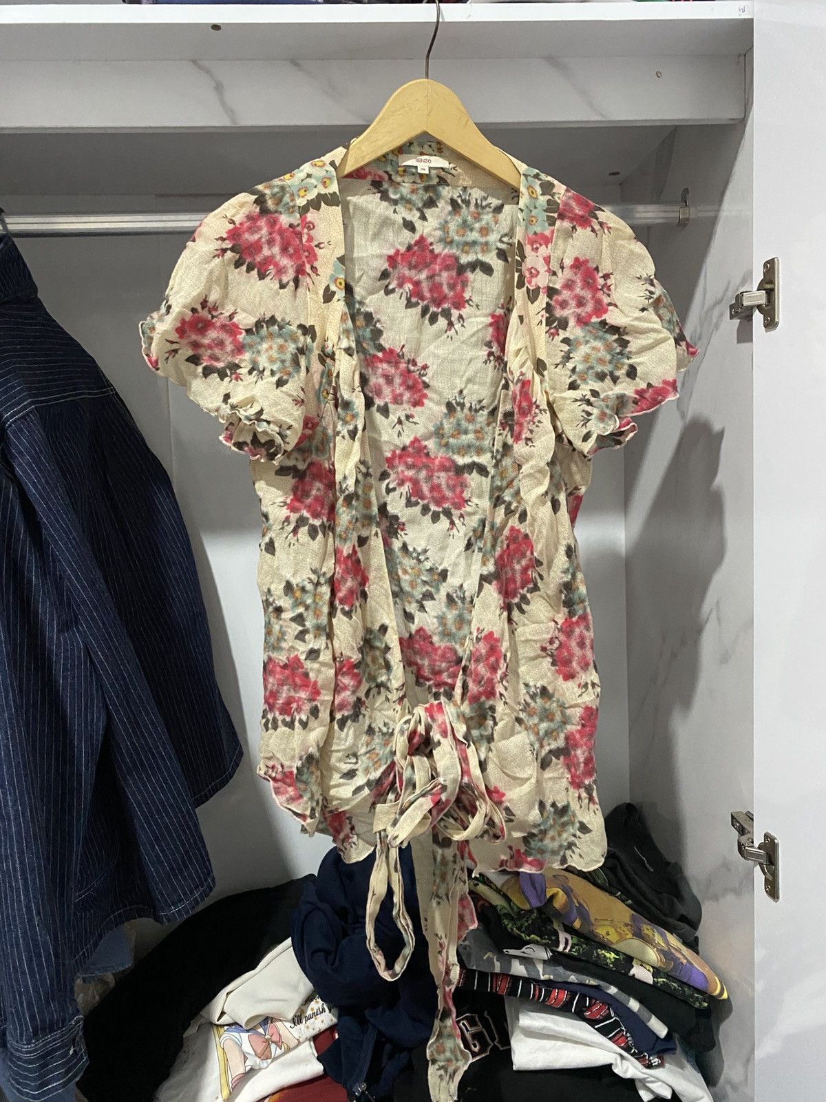 Kenzo Kenzo Tejido Shirt Flower Size M / US 6-8 / IT 42-44 - 1 Thumbnail