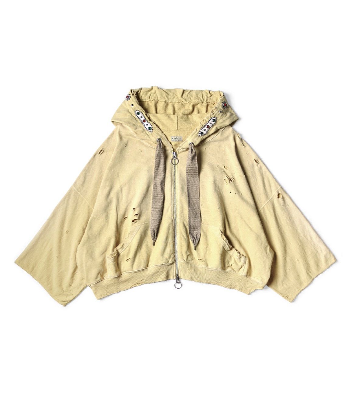 Kapital Kapital Thriller Damaged Devil Studs Zip Hoodie Size US L / EU 52-54 / 3 - 5 Thumbnail