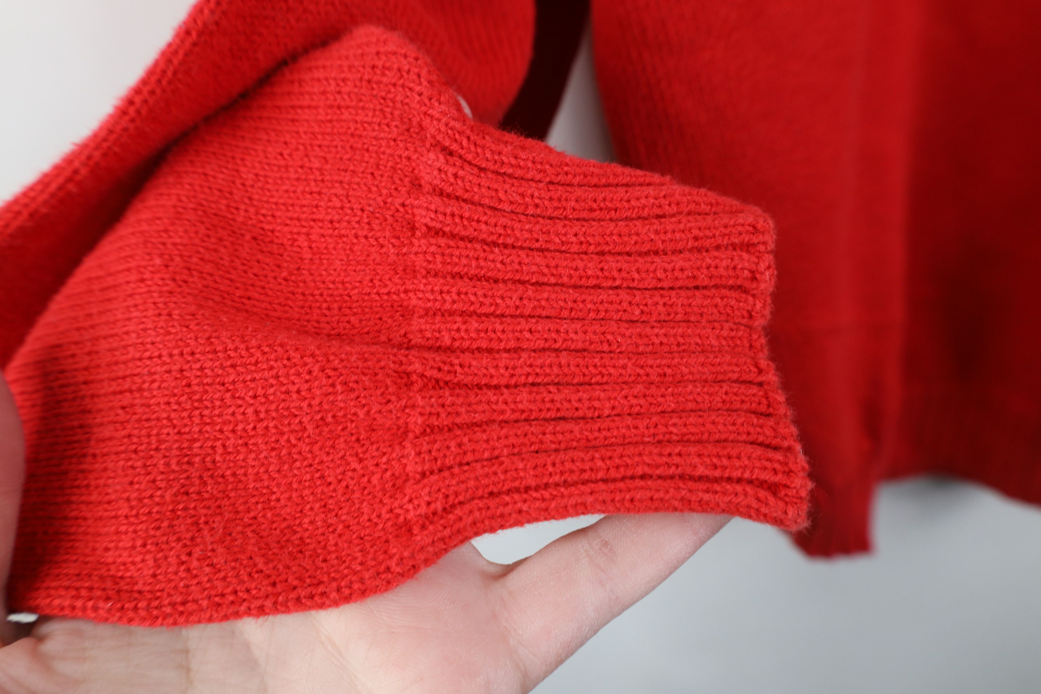 Vintage Vintage 90s University of Nebraska Knit Sweater Red USA Size US XL / EU 56 / 4 - 7 Thumbnail