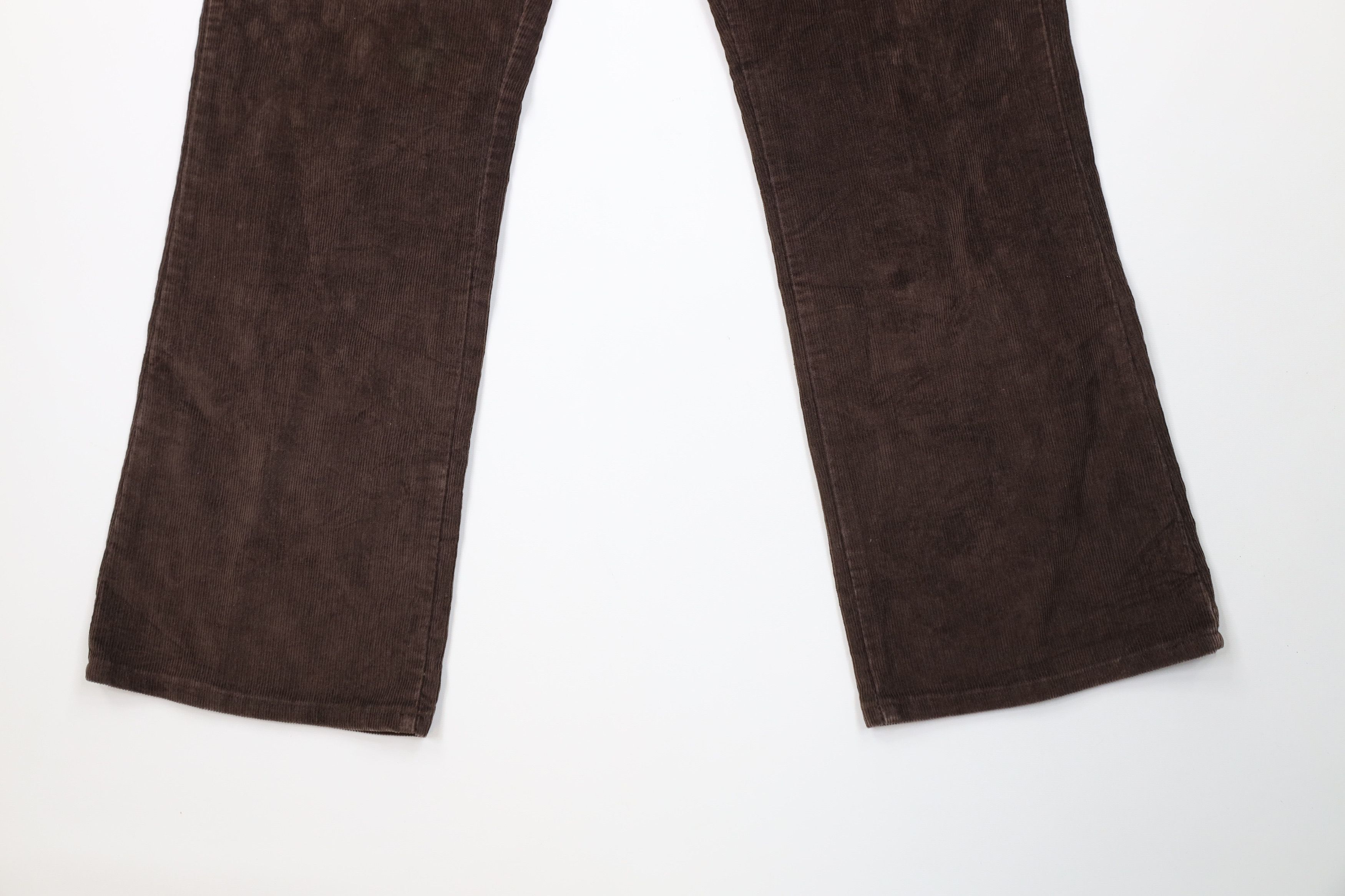 Lee Vintage 70s Lee Wide Leg Corduroy Chino Pants Brown USA Size US 34 / EU 50 - 4 Thumbnail