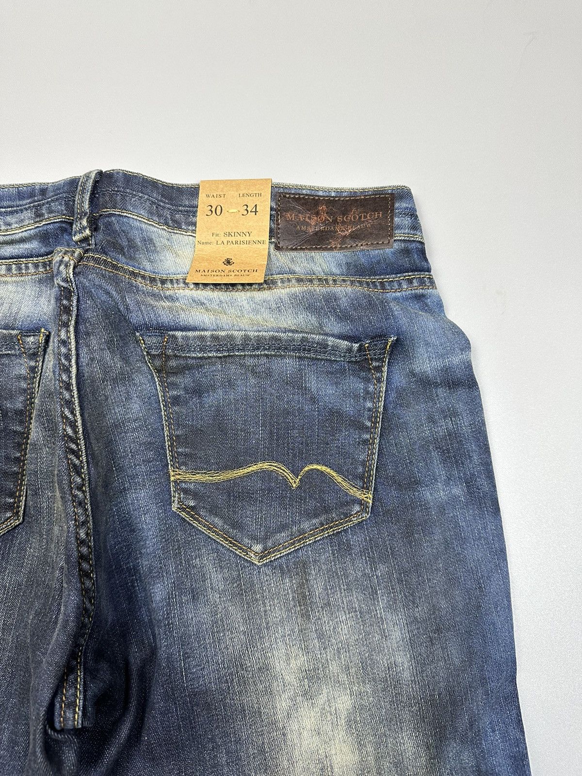 Jean × Scotch & Soda Blue faded slim fit jean Scotch&soda Size 30" / US 8 / IT 44 - 11 Thumbnail