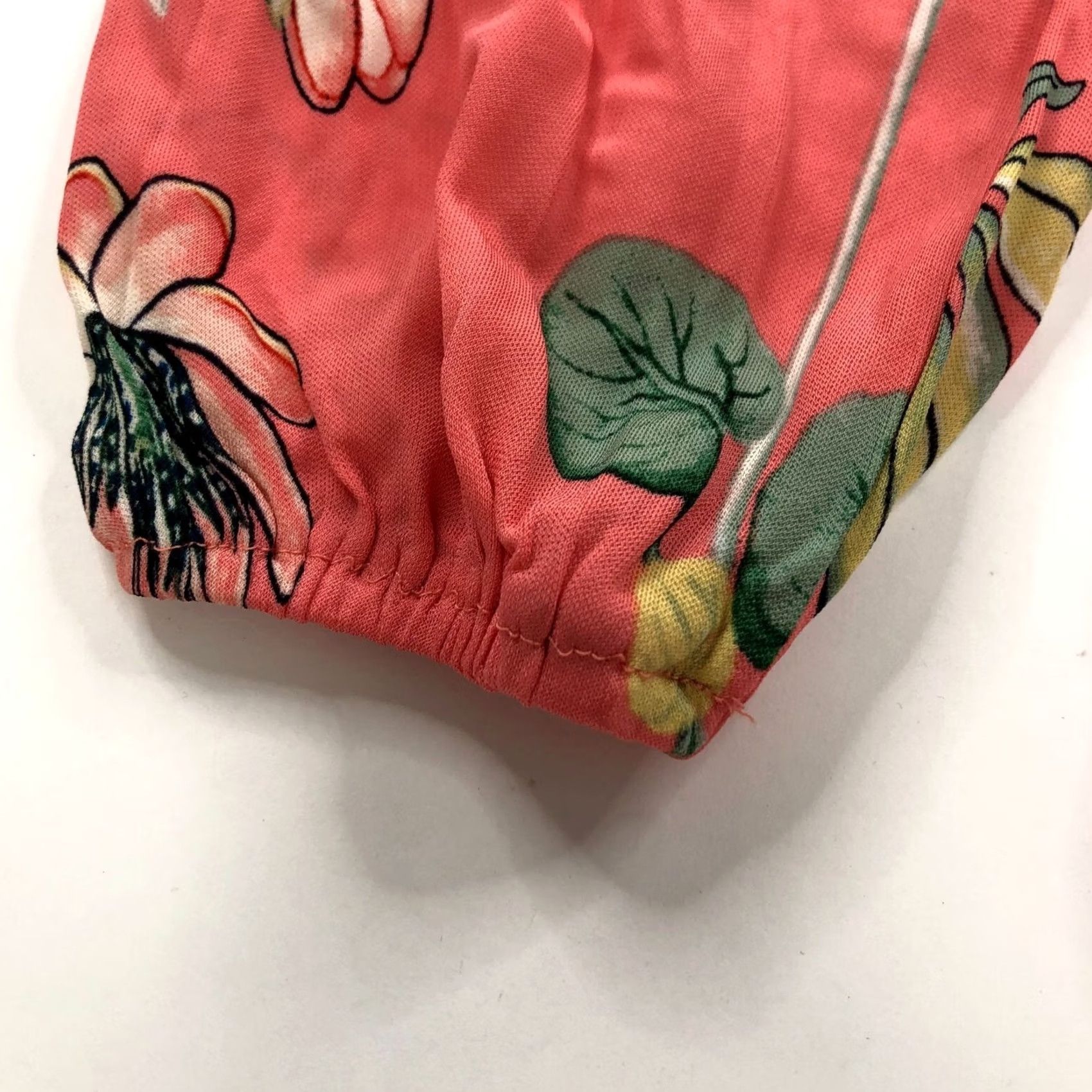 Ann Taylor Ann Taylor Blouse Shirt Womens V-Neck Long Sleeve Pullover Rayon Floral Pink Coral All Over Print Casual S Small Size S / US 4 / IT 40 - 3 Thumbnail