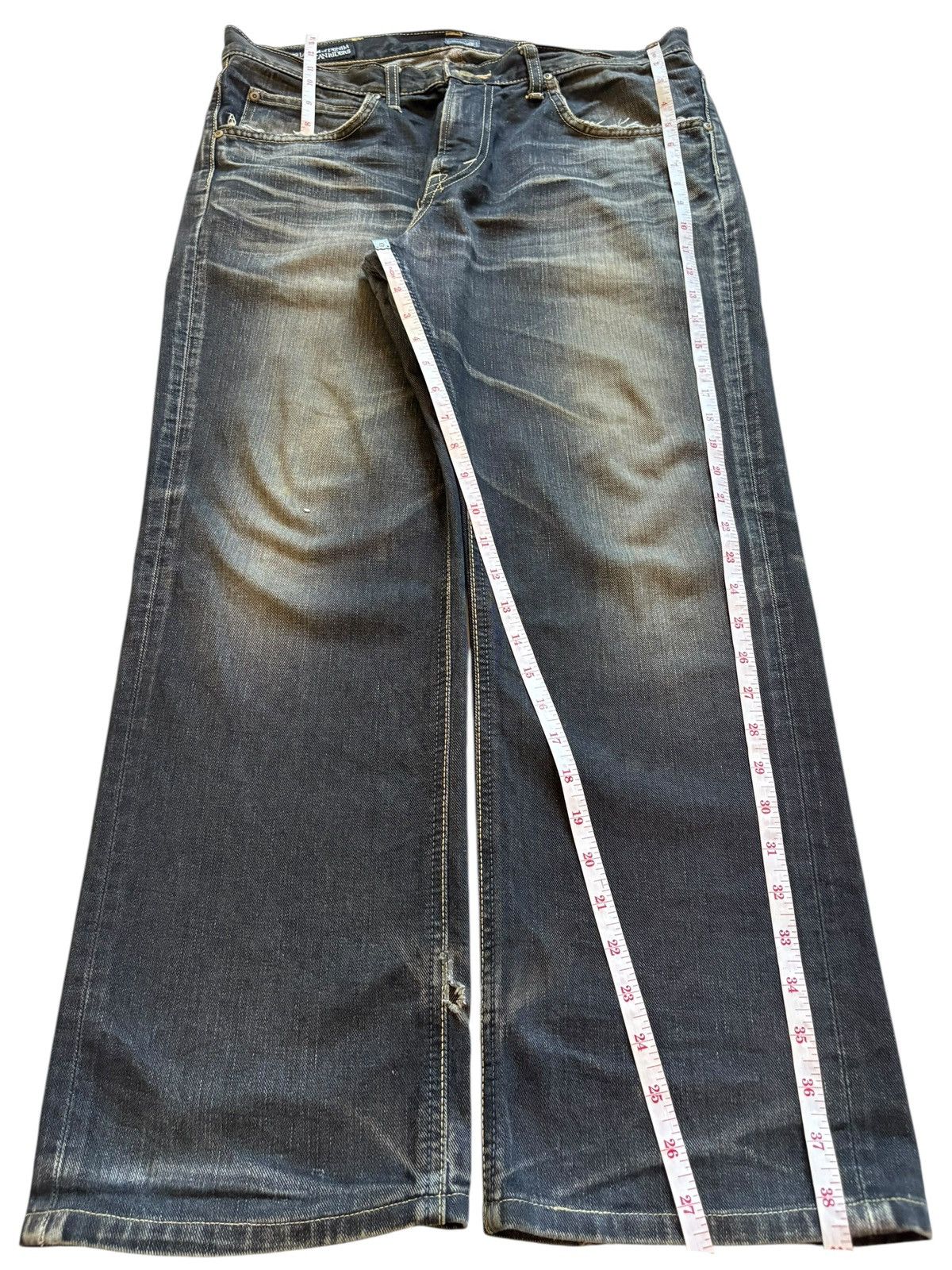 Lee Vintage Lee Rusty Wash Distressed Loose Baggy Jeans Size US 34 / EU 50 - 16 Thumbnail