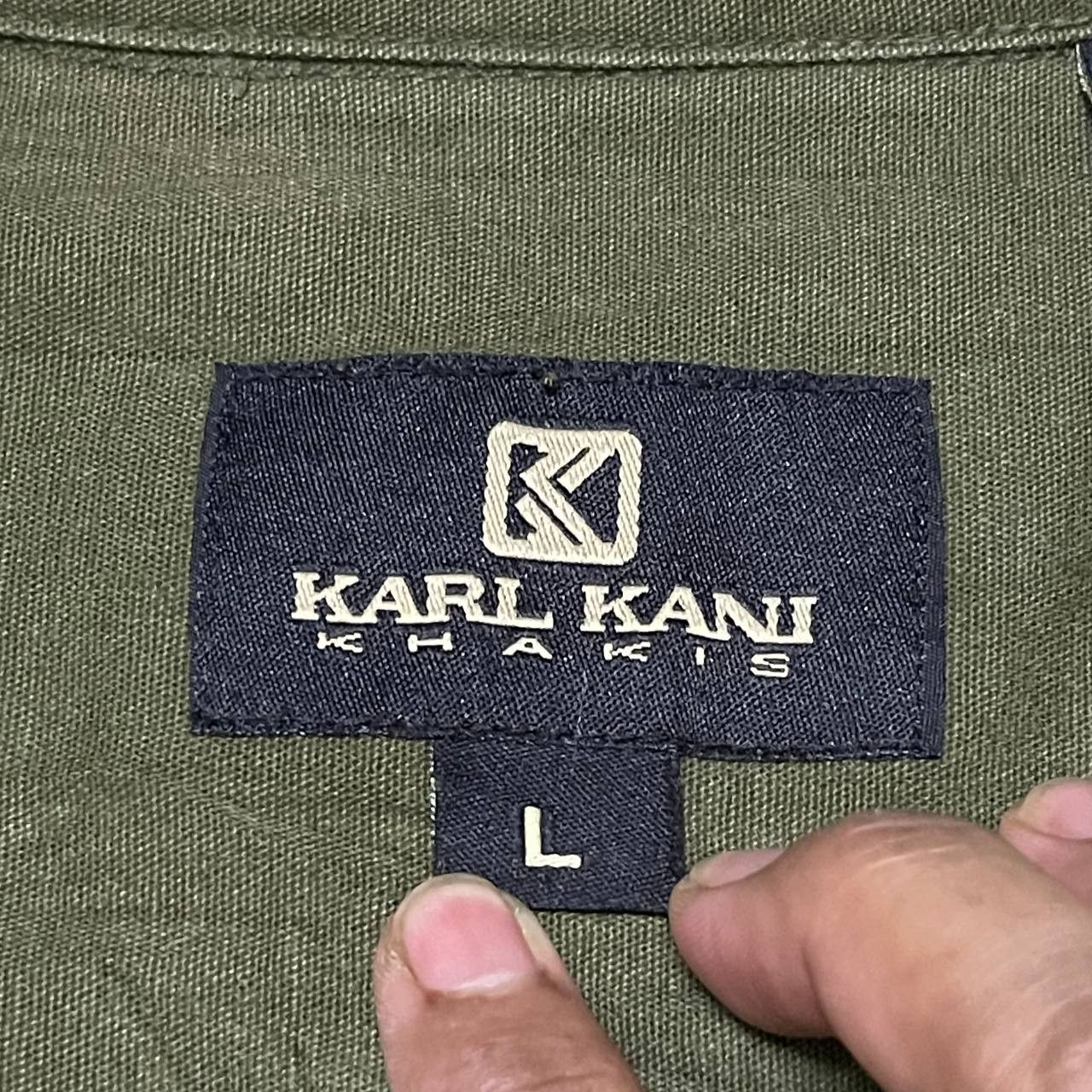 Karl Kani Vintage Karl Kani Jeans Army Jacket Size US L / EU 52-54 / 3 - 9 Thumbnail