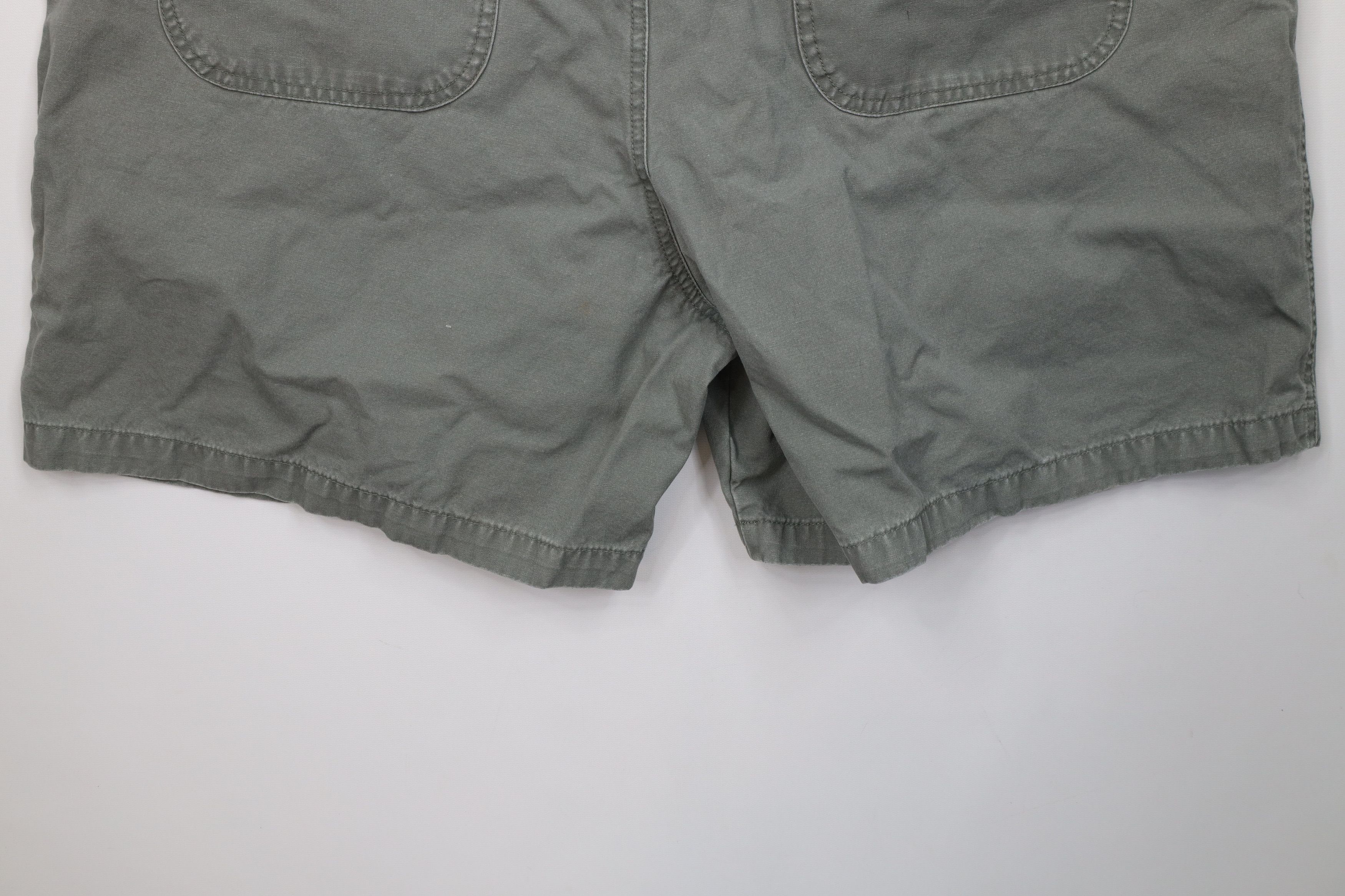 Cabelas Vintage Cabelas Above Knee Hiking Trekking Shorts Green Size US 36 / EU 52 - 12 Thumbnail