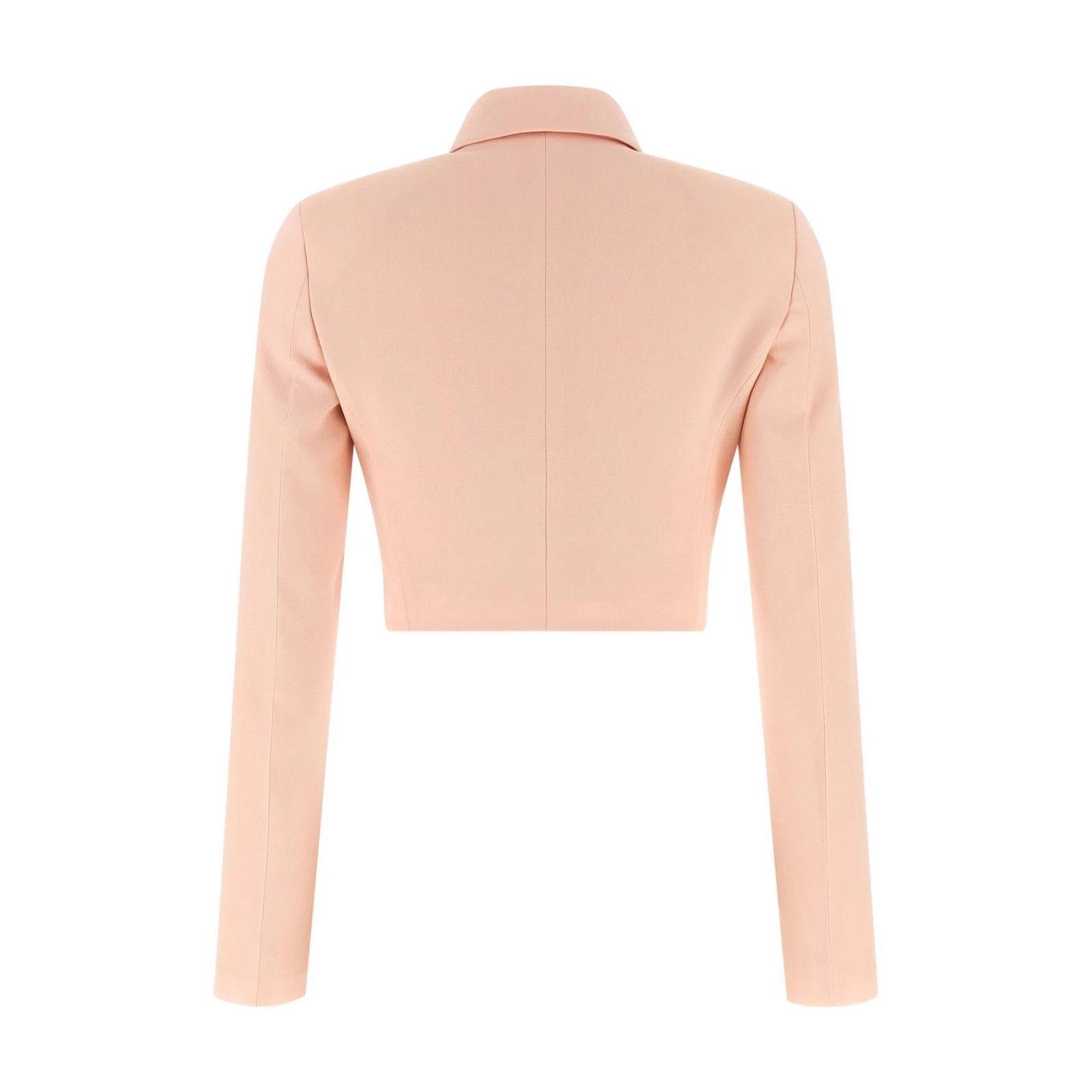 Alberta Ferretti ALBERTA FERRETTI Tropical Pink Wool Blazer New & Authentic ( Size S / US 4 / IT 40 - 2 Thumbnail