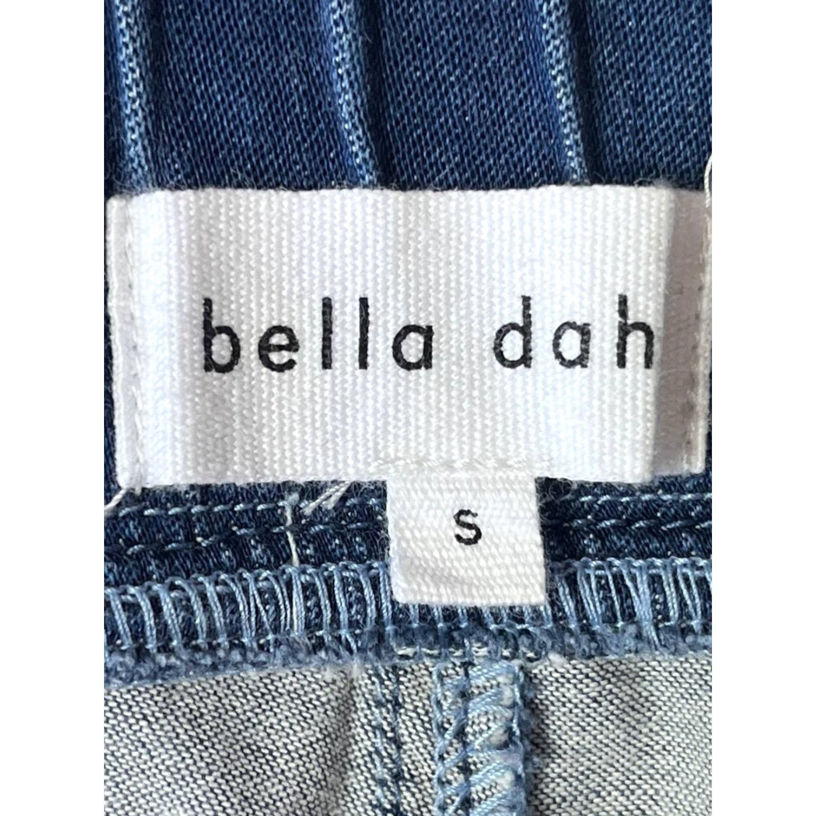 Bella Dahl Bella Dahl Women's Pants Denim Pocket Jogger Pocket Drawstring Tapered Inseam 26 in Blue 90s Bohemian Rock Casual travel Size ONE SIZE - 6 Thumbnail