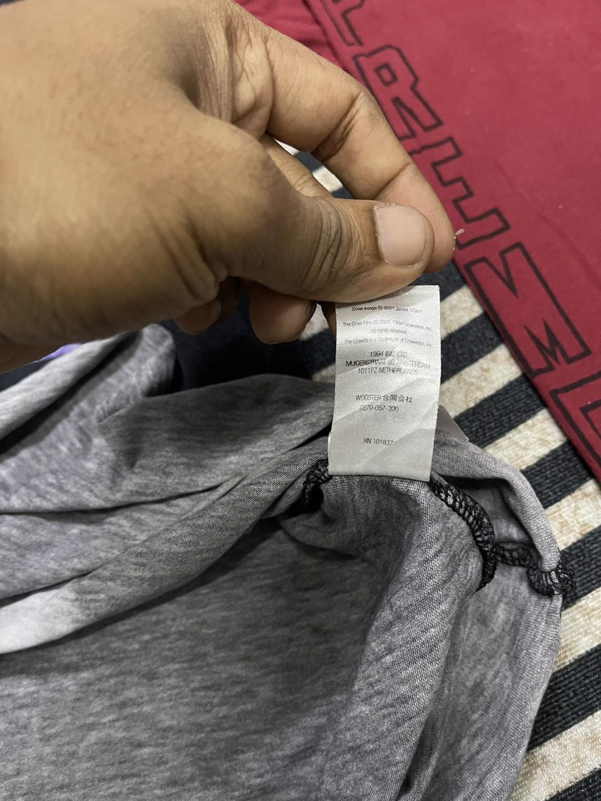 FW 21 SUPREME “THE CROW” RAGLAN T SHIRT LONG SLEEVE