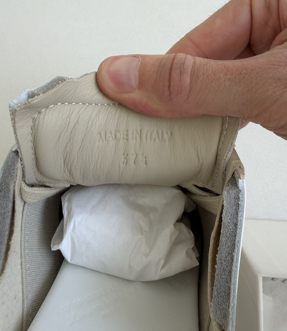 Maison Margiela S/S 21 White Leather ‘Mule’ GAT Sneakers Size US 7.5 / IT 37.5 - 8 Thumbnail