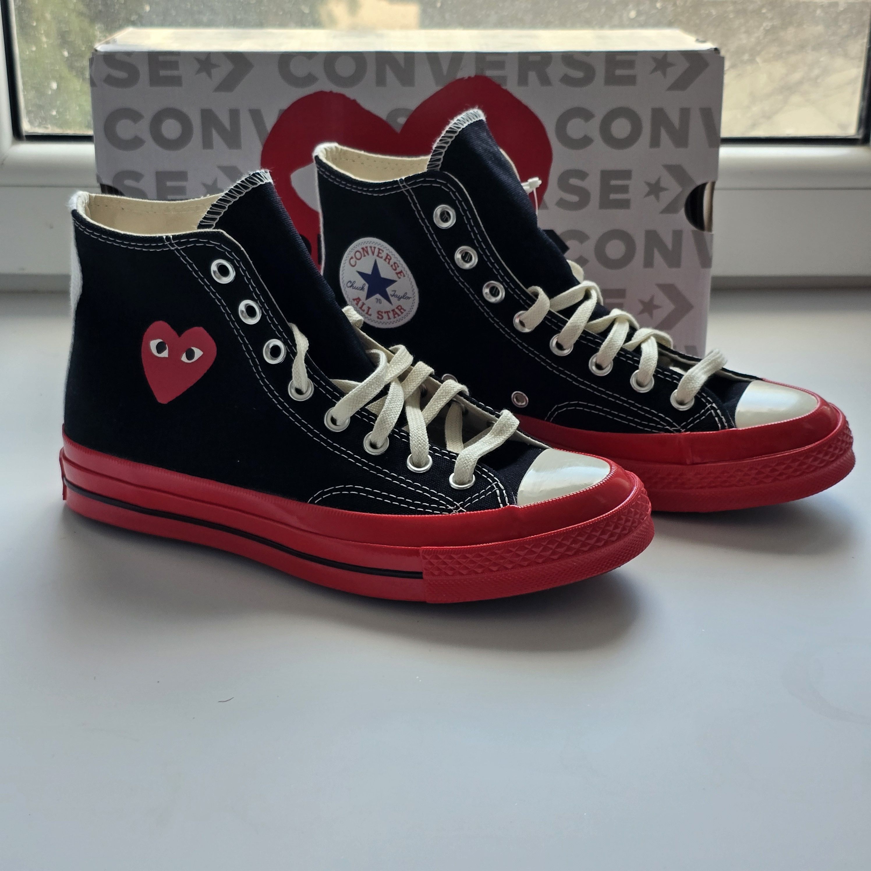 Comme des Garcons PLAY × Converse Converse Chuck 70 x Comme des Garçons PLAY Size US 9.5 / IT 39.5 - 1 Thumbnail