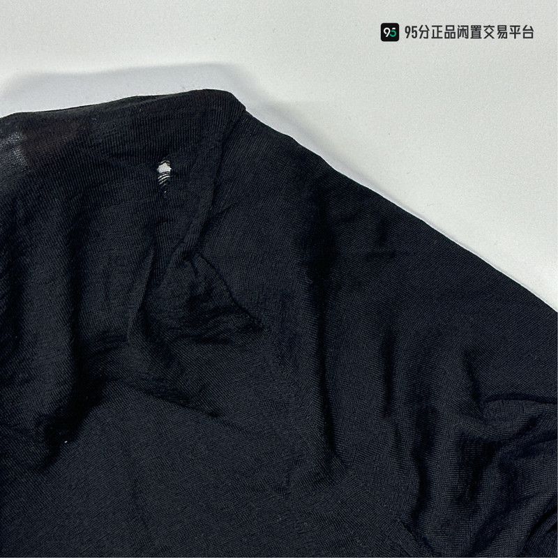 Ermenegildo Zegna Zegna FW22 Men's Black Crew Neck Sweater Size US XXL / EU 58 / 5 - 1 Thumbnail