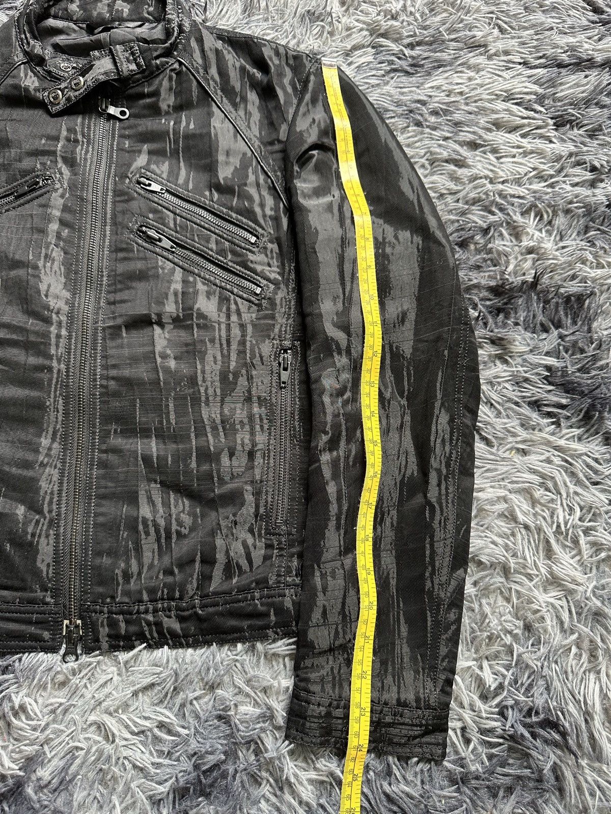 Yohji Yamamoto 00s A.A.R by Yohji Yamamoto biker zipper jacket Size US M / EU 48-50 / 2 - 18 Thumbnail