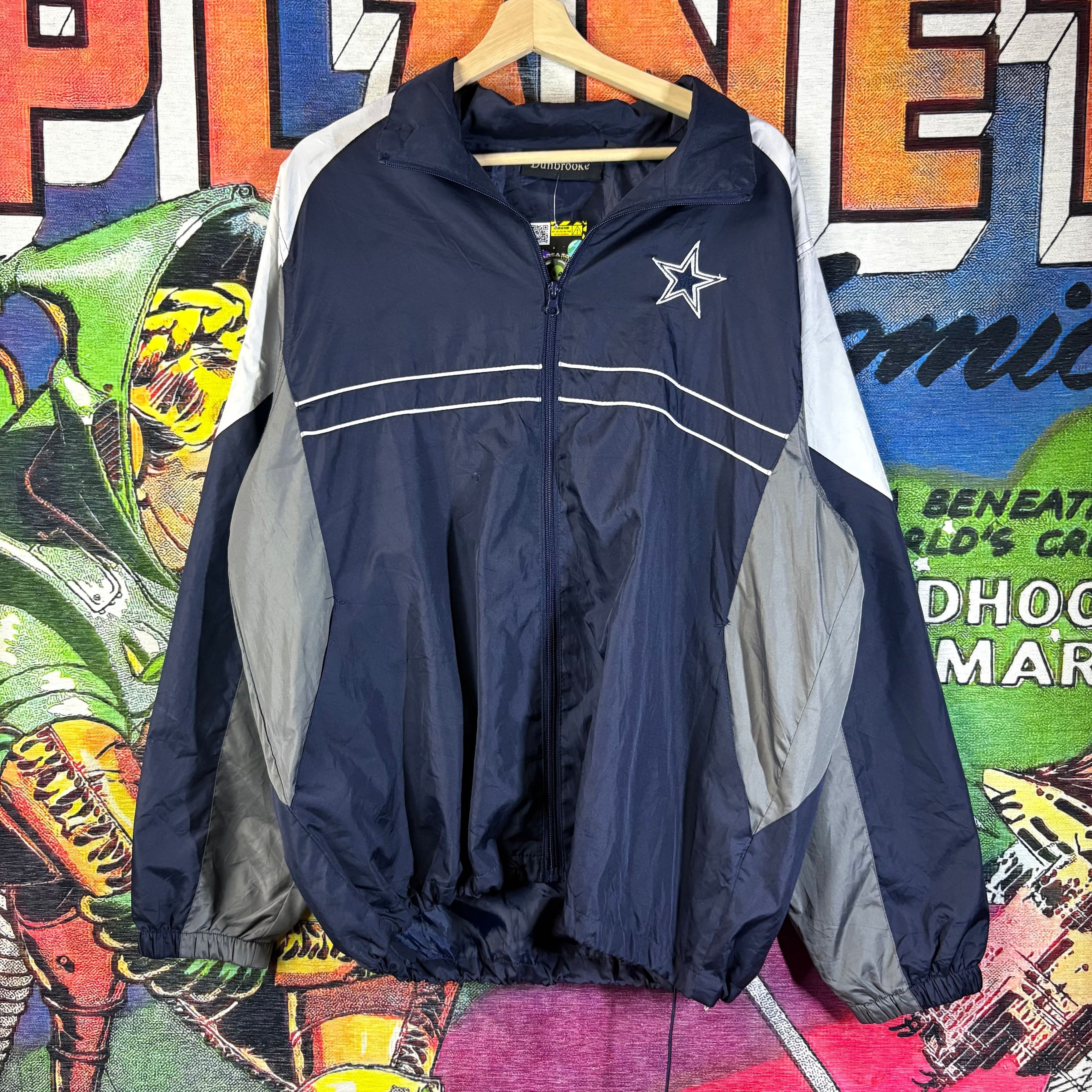 NFL Vintage Dunbrooke NFL Dallas Cowboys "SI Edition" Windbreake Size US M / EU 48-50 / 2 - 1 Thumbnail