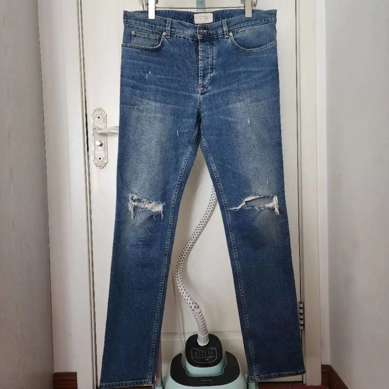 Givenchy Givenchy Light Blue Casual Pants for Men 0089 Size US 36 / EU 52 - 1 Thumbnail