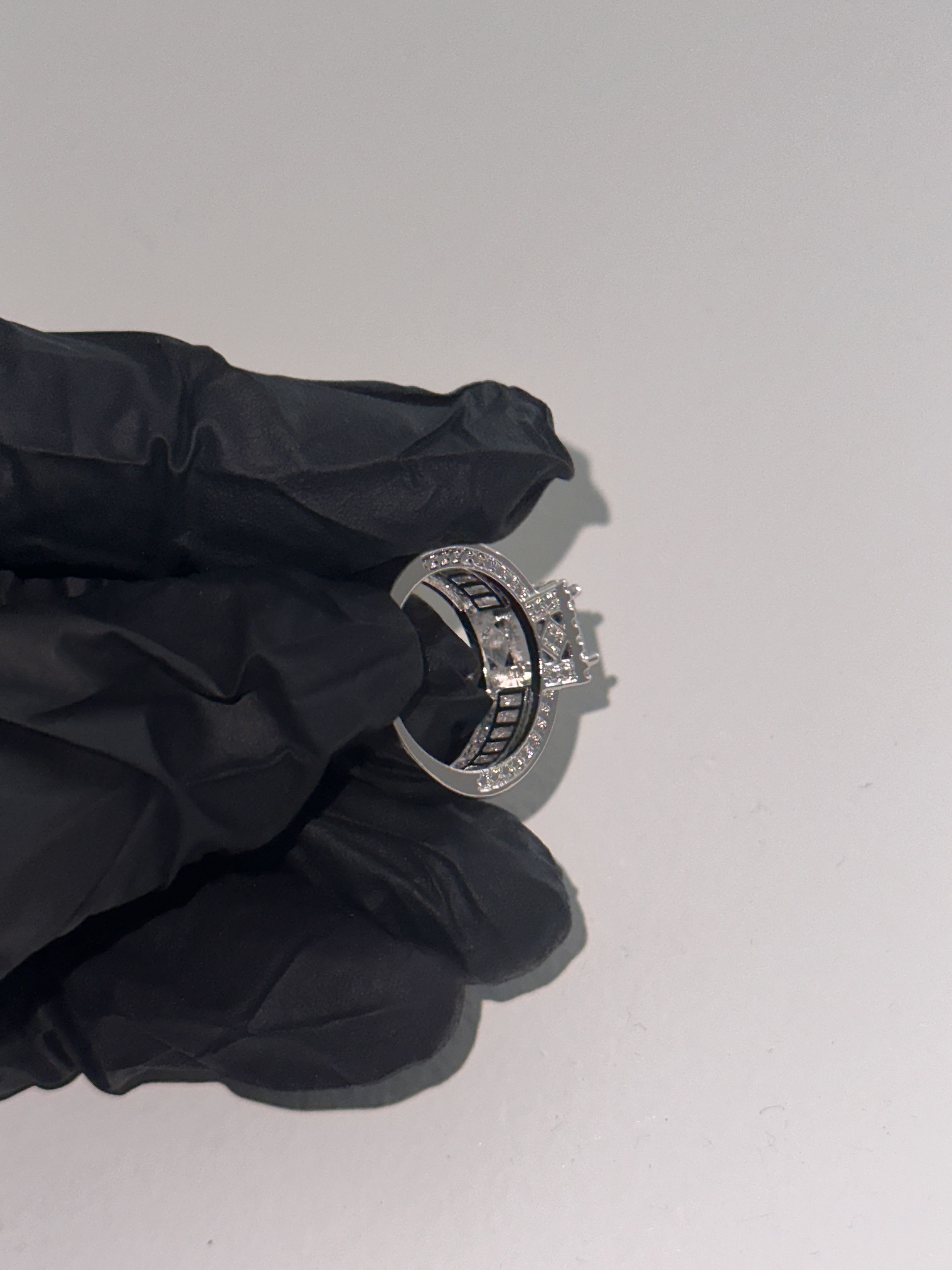 Other Iced Out Engagement Ring Size ONE SIZE - 3 Thumbnail