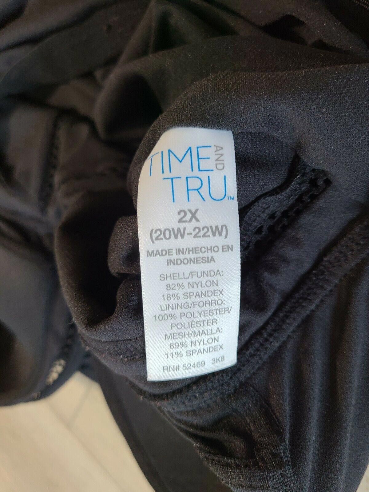 Designer Time And True Swimsuit 2x Plus Sexy 20w 22w Black Halter Size ONE SIZE - 4 Thumbnail