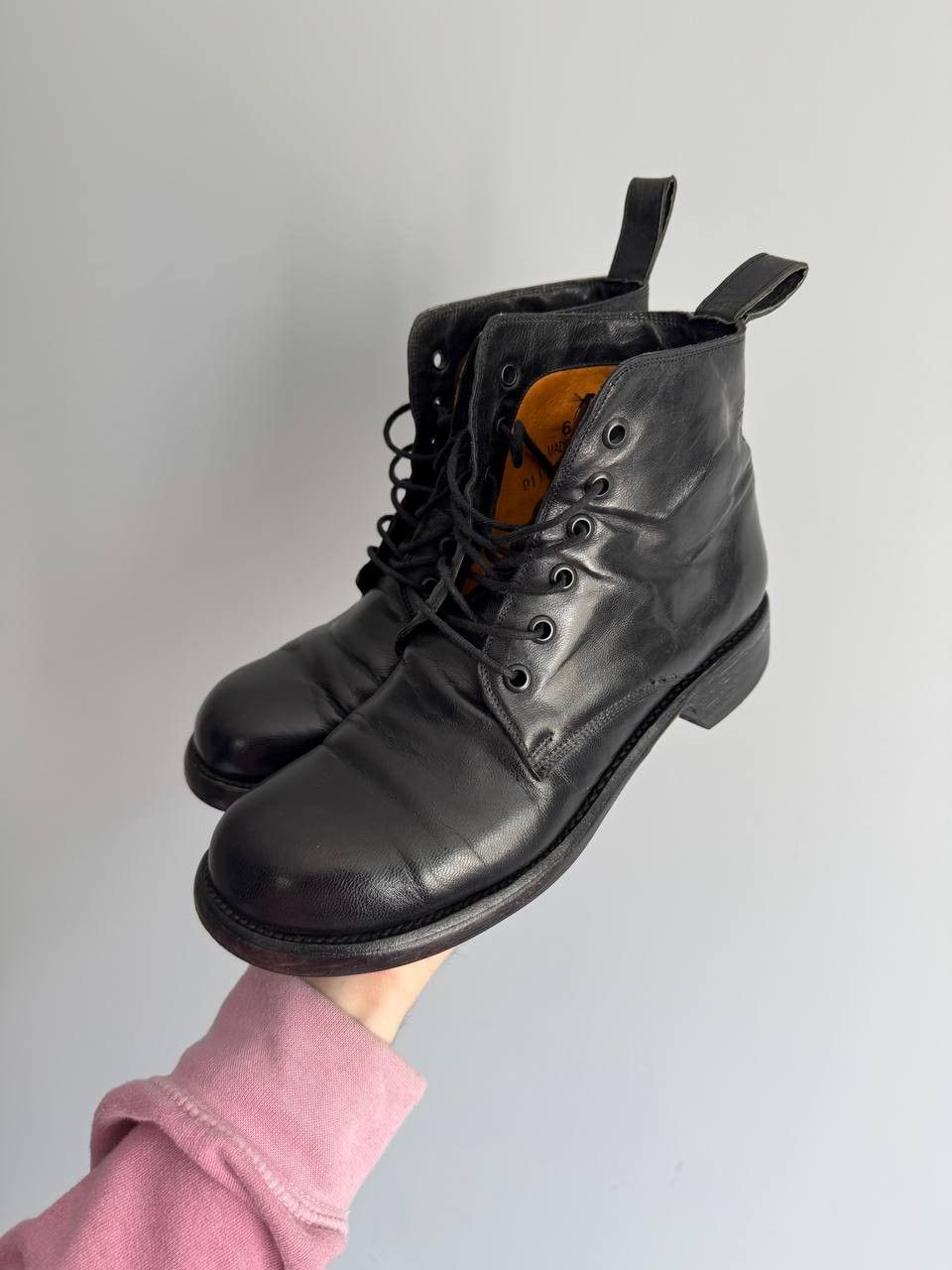 Old Gringo Old Gringo Black Leather Ankle Boots Western Chunky Shoes Size US 6.5 / IT 36.5 - 3 Thumbnail