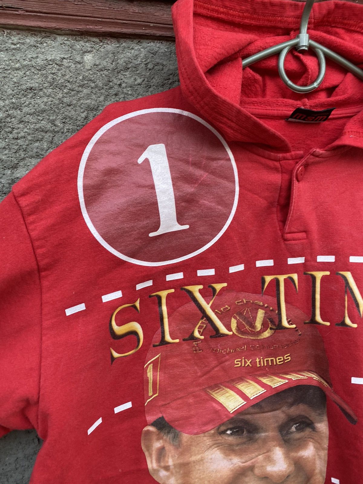 Formula 1 Vintage boxy fit baggy hoodie formula 1 Michael Schumacher Size US M / EU 48-50 / 2 - 4 Thumbnail