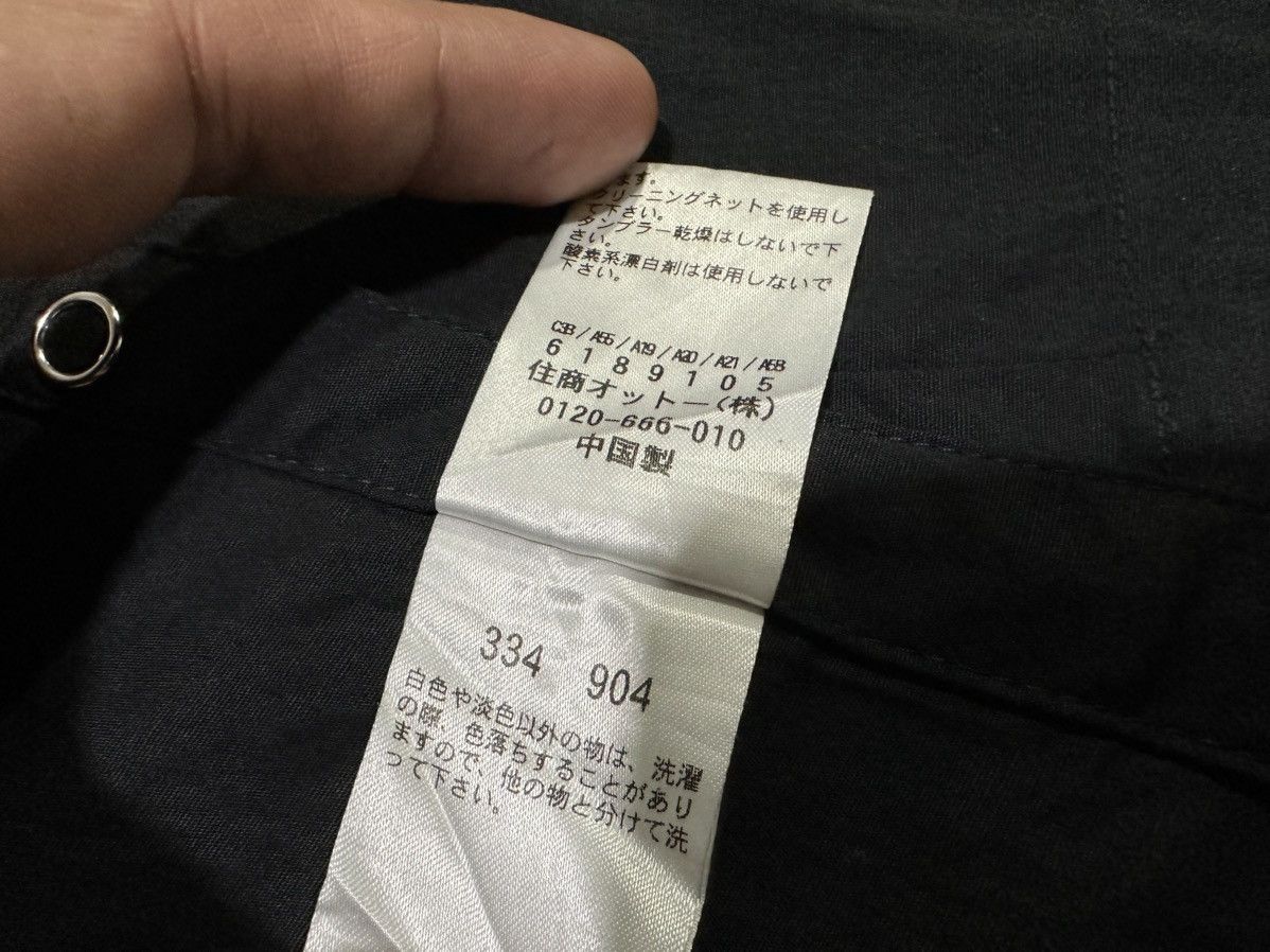If Six Was Nine 🔥Japanese Y2K Otto Sumisho Hem Slit Snap Button Shirt Goth Size US M / EU 48-50 / 2 - 14 Thumbnail