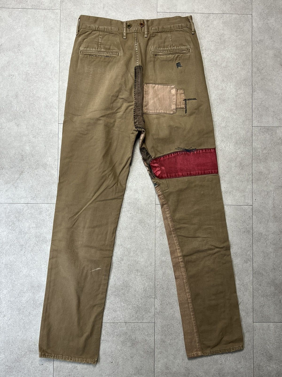 Kapital × Kapital Kountry Kapital Konutry Patch Remake BORO Pants Size US 28 / EU 44 - 4 Thumbnail