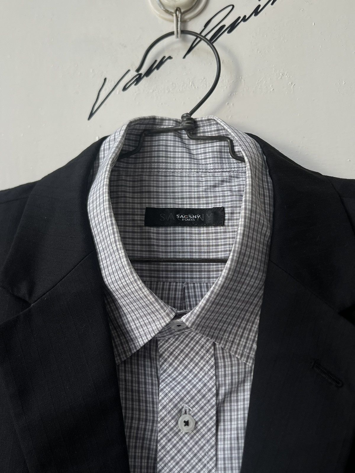 Yohji Yamamoto SACSNY Y’SACCS Yohji Yamamoto Shirt Blazers Size 52L - 14 Thumbnail