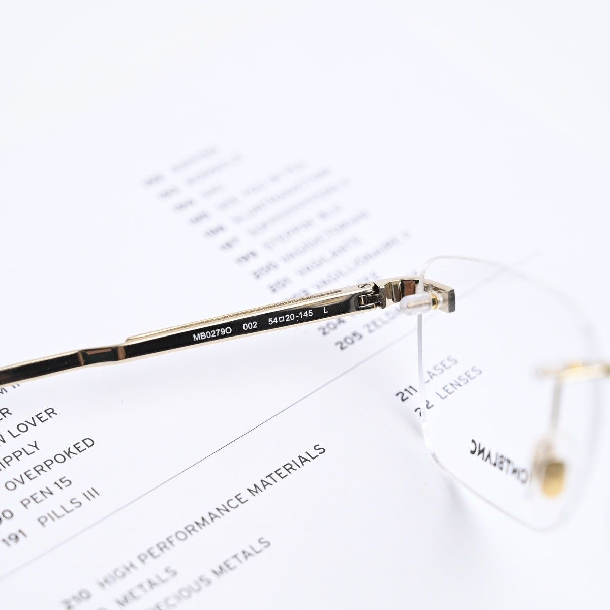 Montblanc MONTBLANC MB0279O GLASSES Size ONE SIZE - 8 Thumbnail