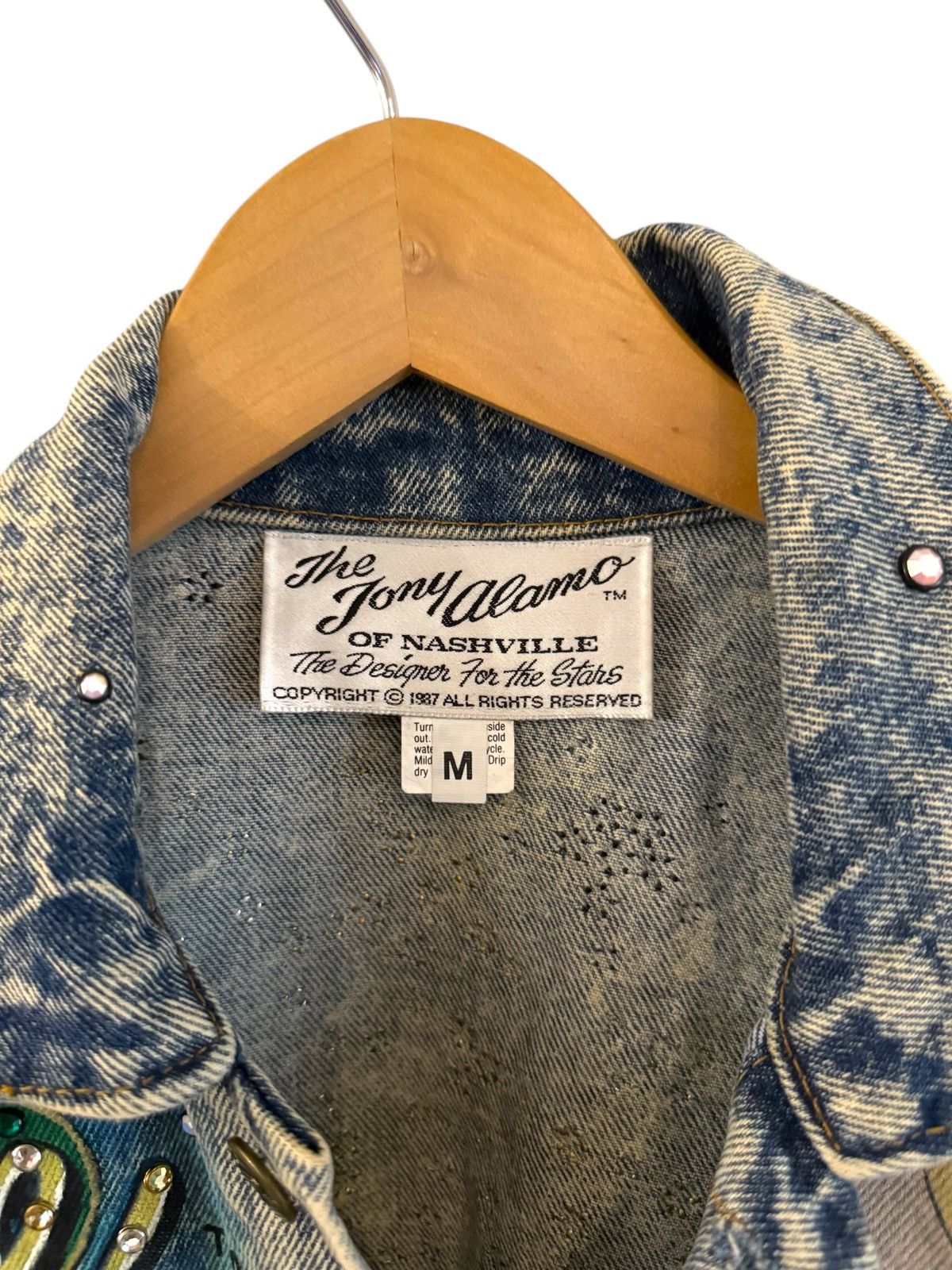 Designer 1987 Tony Alamo Barbie Shopping Beverly Hills Denim Jacket M Size M / US 6-8 / IT 42-44 - 13 Thumbnail