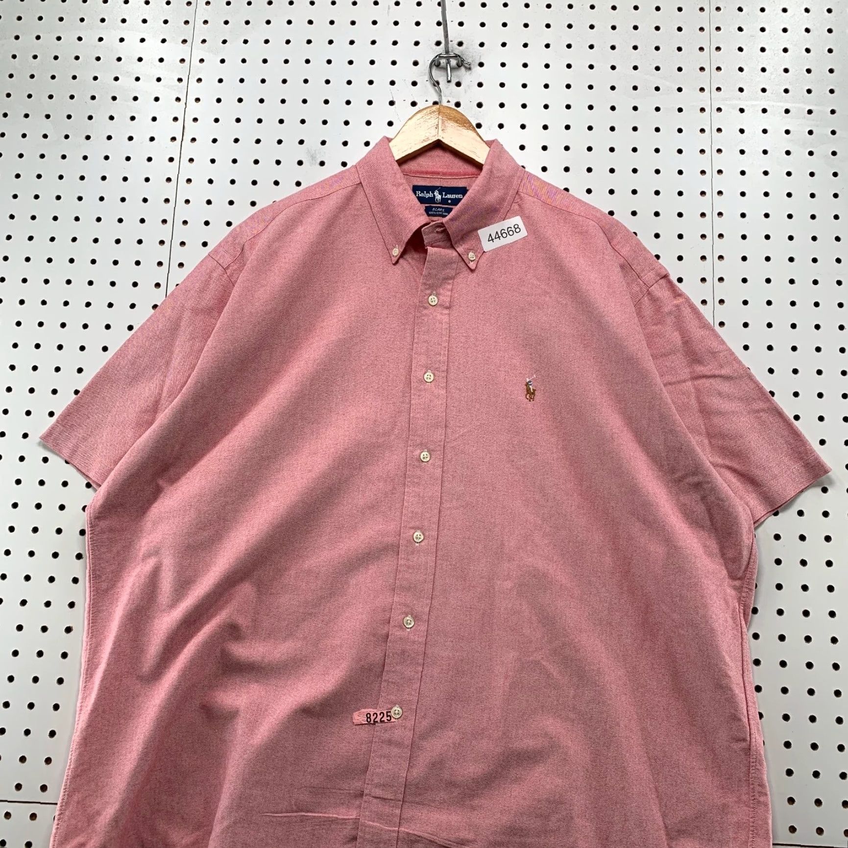Polo Ralph Lauren Ralph Lauren Blake Button Shirt Mens XL Pink Cotton Short Sleeve Pony Preppy Size US XL / EU 56 / 4 - 2 Thumbnail