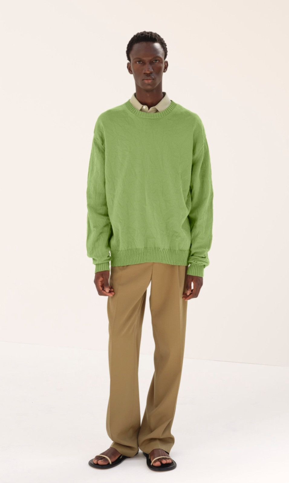 Auralee AURALEE “SS24 WRINKLED DRY COTTON KNIT P/O” Size US XL / EU 56 / 4 - 8 Thumbnail