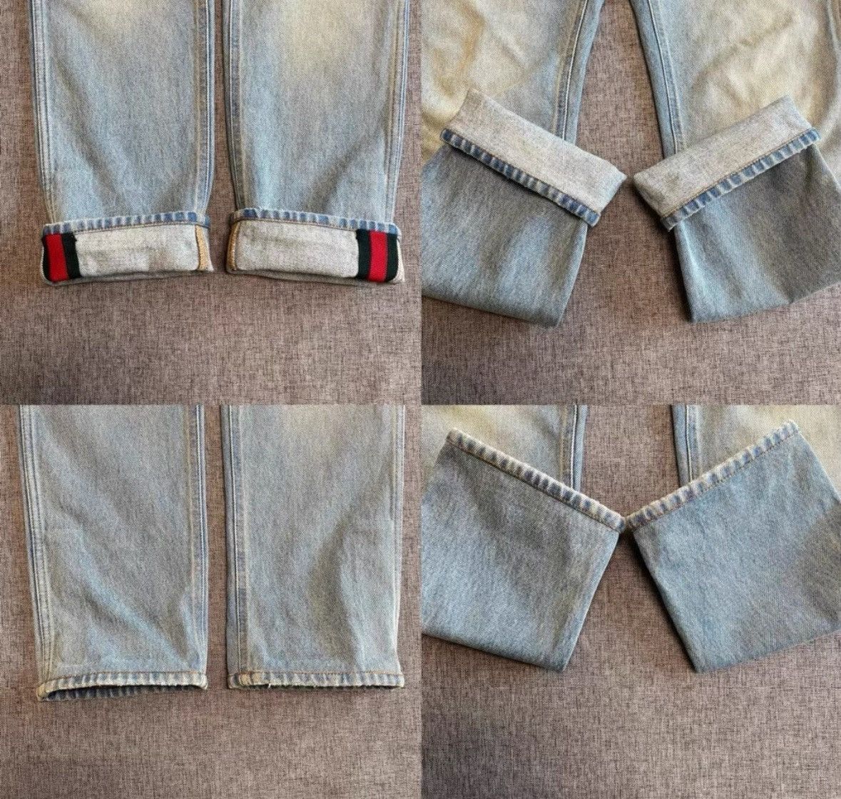 Gucci Gucci Men's Striped Denim Pants Size 32-2505 Size US 32 / EU 48 - 5 Thumbnail