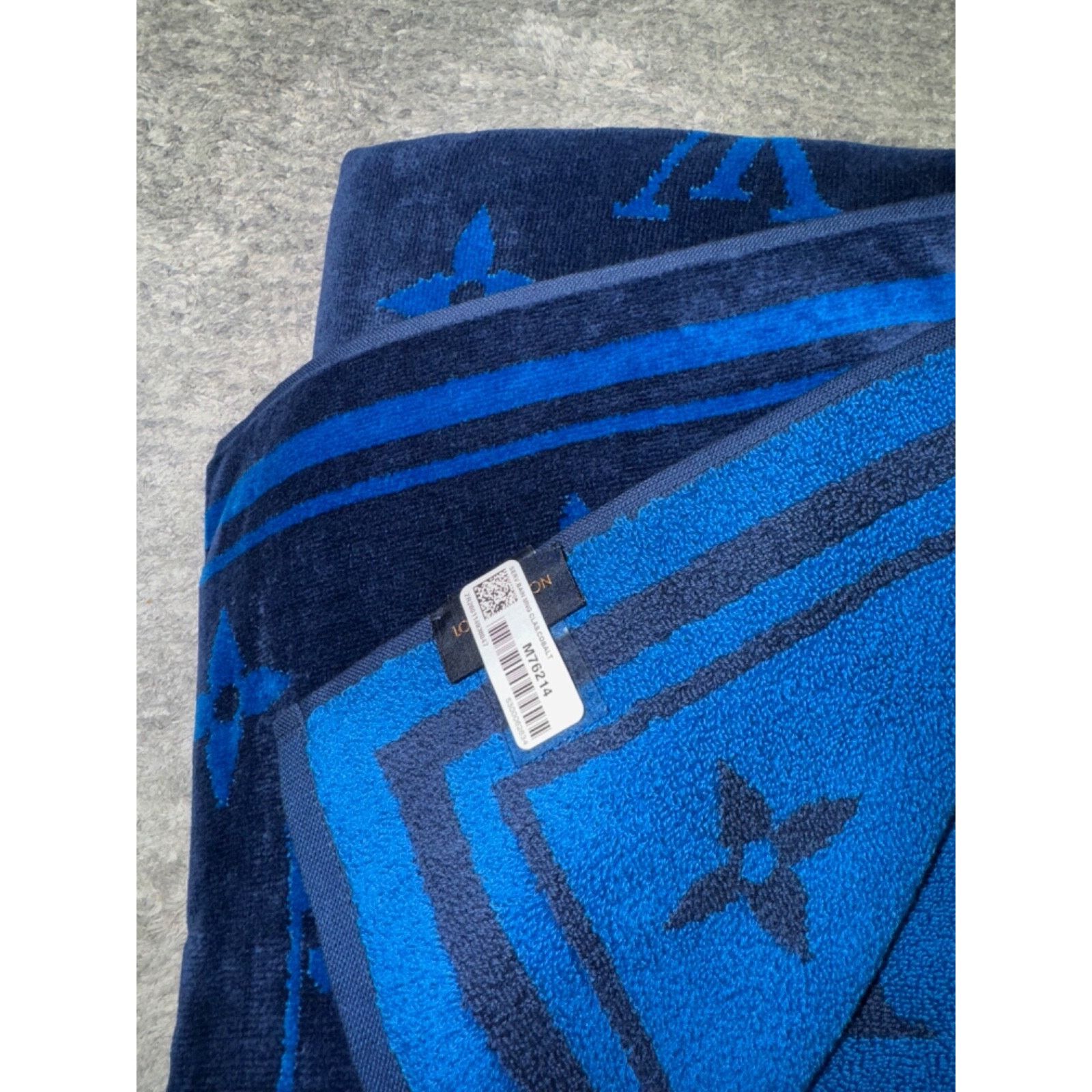 Louis Vuitton Louis Vuitton Serviette Bain Cobalt Bath Beach Towel Size ONE SIZE - 9 Thumbnail