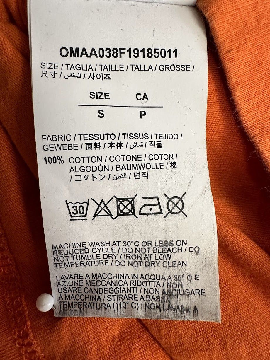 Off-White × Virgil Abloh OFF-WHITE Oversized Abstract Arrows Embroidered T-shirt Size US S / EU 44-46 / 1 - 7 Thumbnail