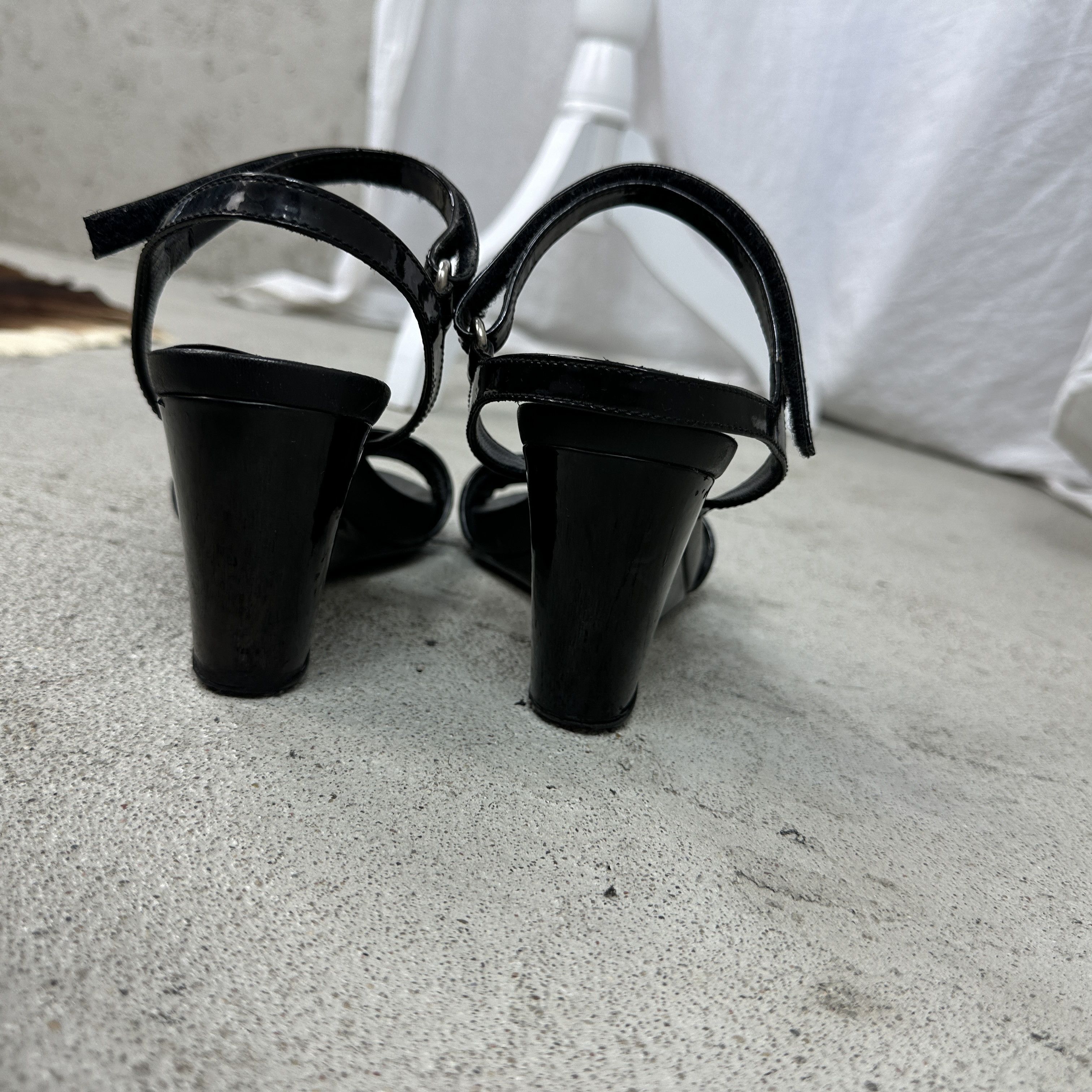 Prada × Vintage Vintage Avant Garde Prada Platform Wedge 00s Sandals Size US 8 / IT 38 - 5 Thumbnail