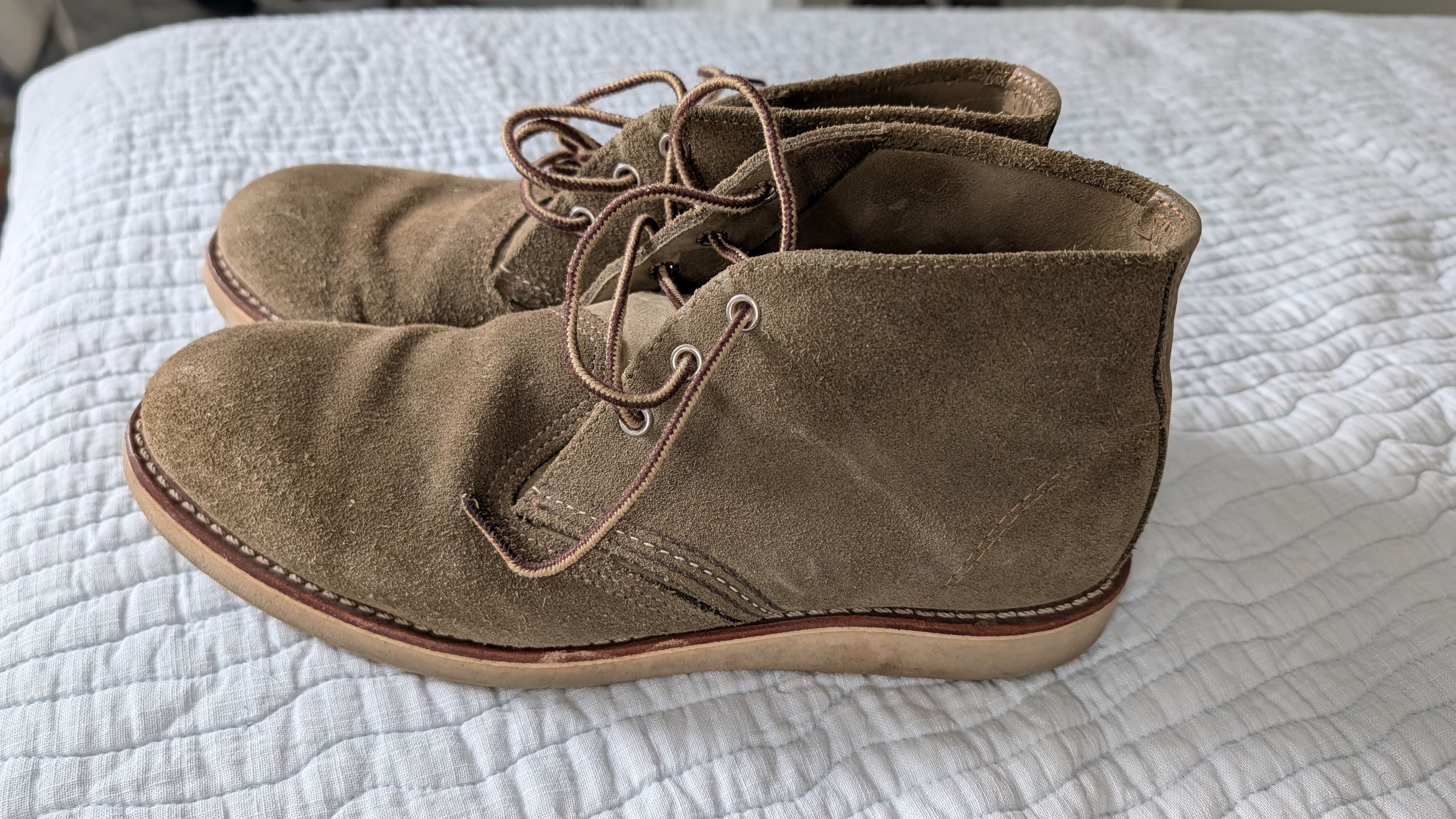 Red Wing Red Wing 8062 Merchant Boots – Olive Mohave | Grailed