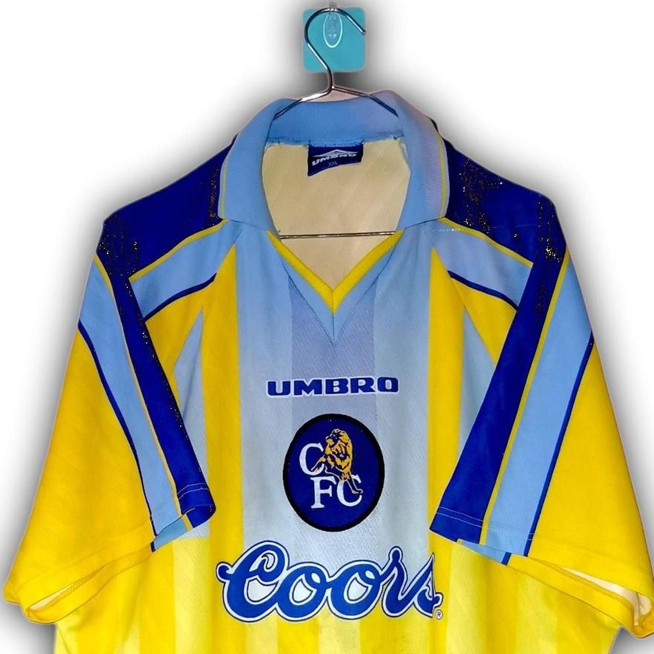 Fc Chelsea England 1996 1997 1998 Away Shirt Jersey