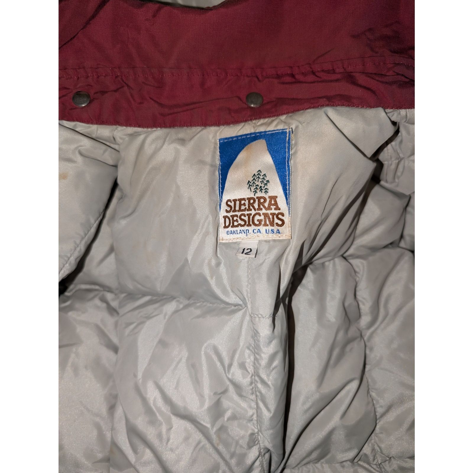 Sierra Designs Vtg 80's Sierra Designs Down Parka Oakland CA USA 12 Women's Size XL / US 12-14 / IT 48-50 - 2 Thumbnail