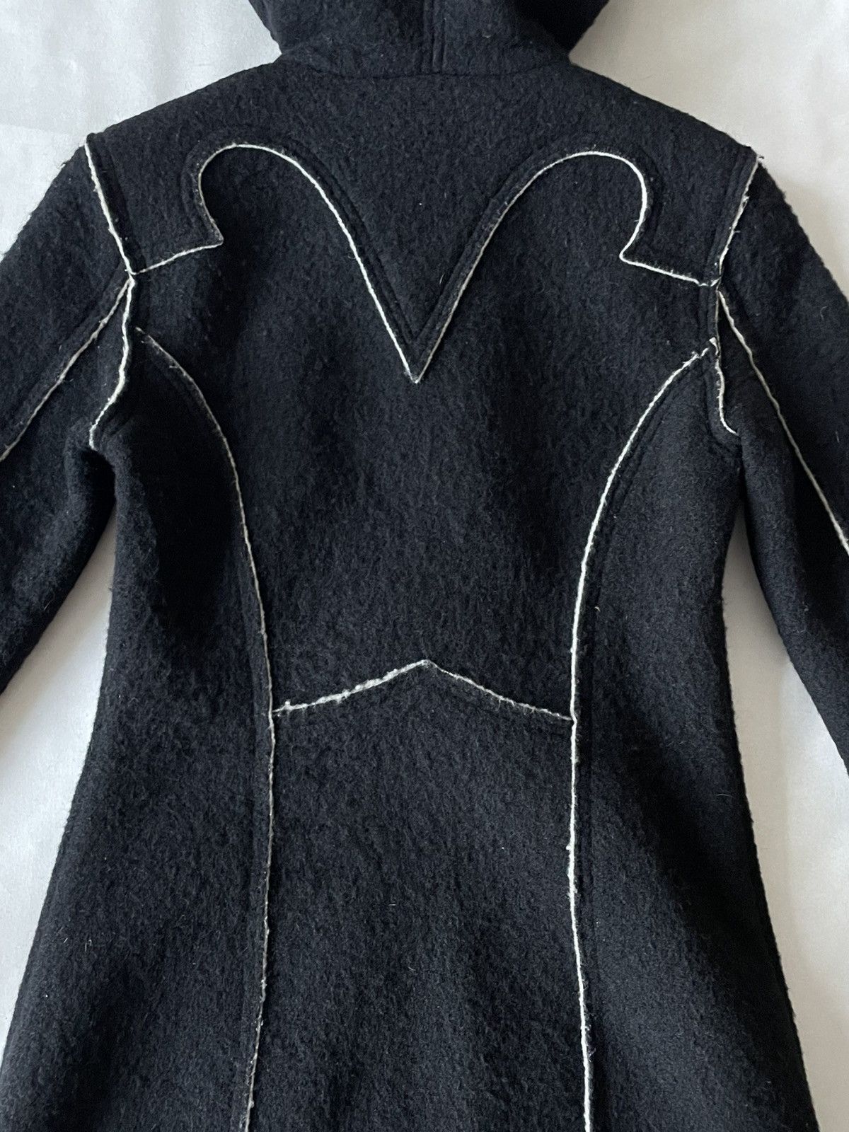 Diesel Diesel Avant Garde Vintage Wool Coat Ann Demeulemeester styl Size S / US 4 / IT 40 - 7 Thumbnail