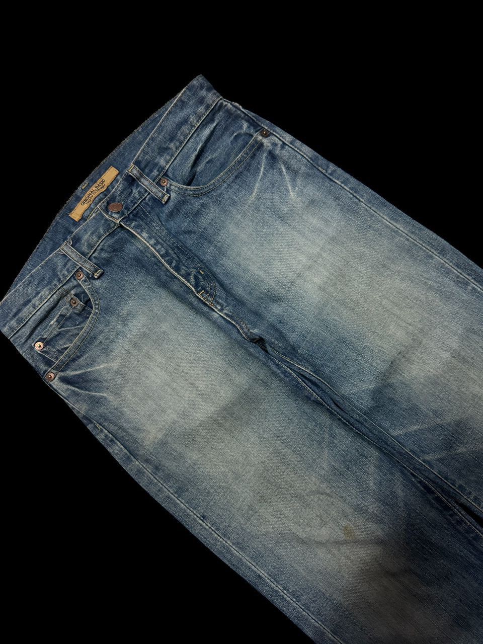 Kapital Insane Uniqlo Regular Fit Straight Mudwash Denim Jeans Size US 30 / EU 46 - 6 Thumbnail