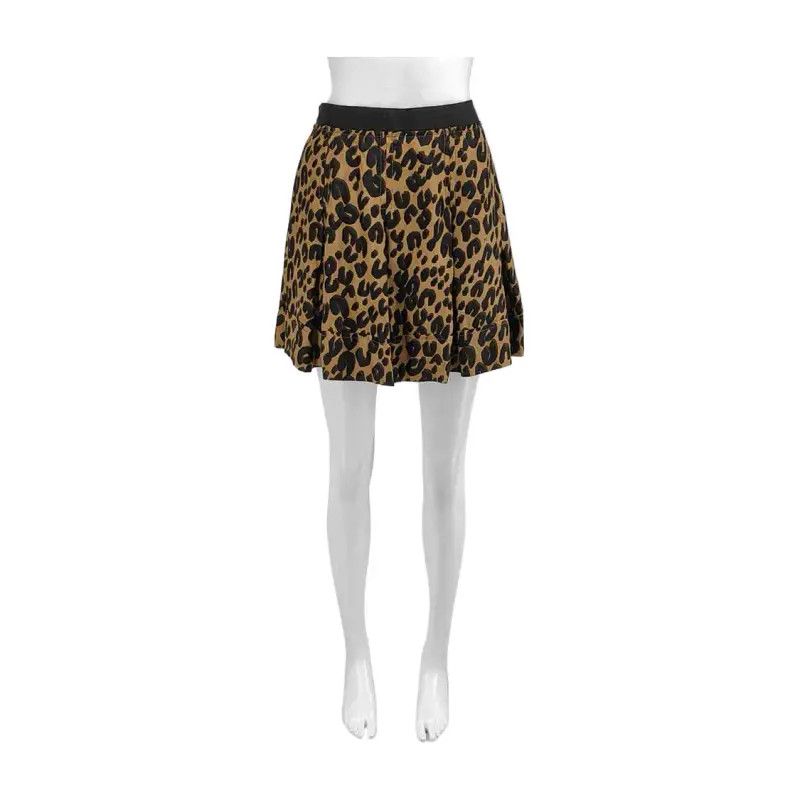 Louis Vuitton Louis Vuitton Summer Brown Silk Skirt 0089 Size 23" - 1 Thumbnail