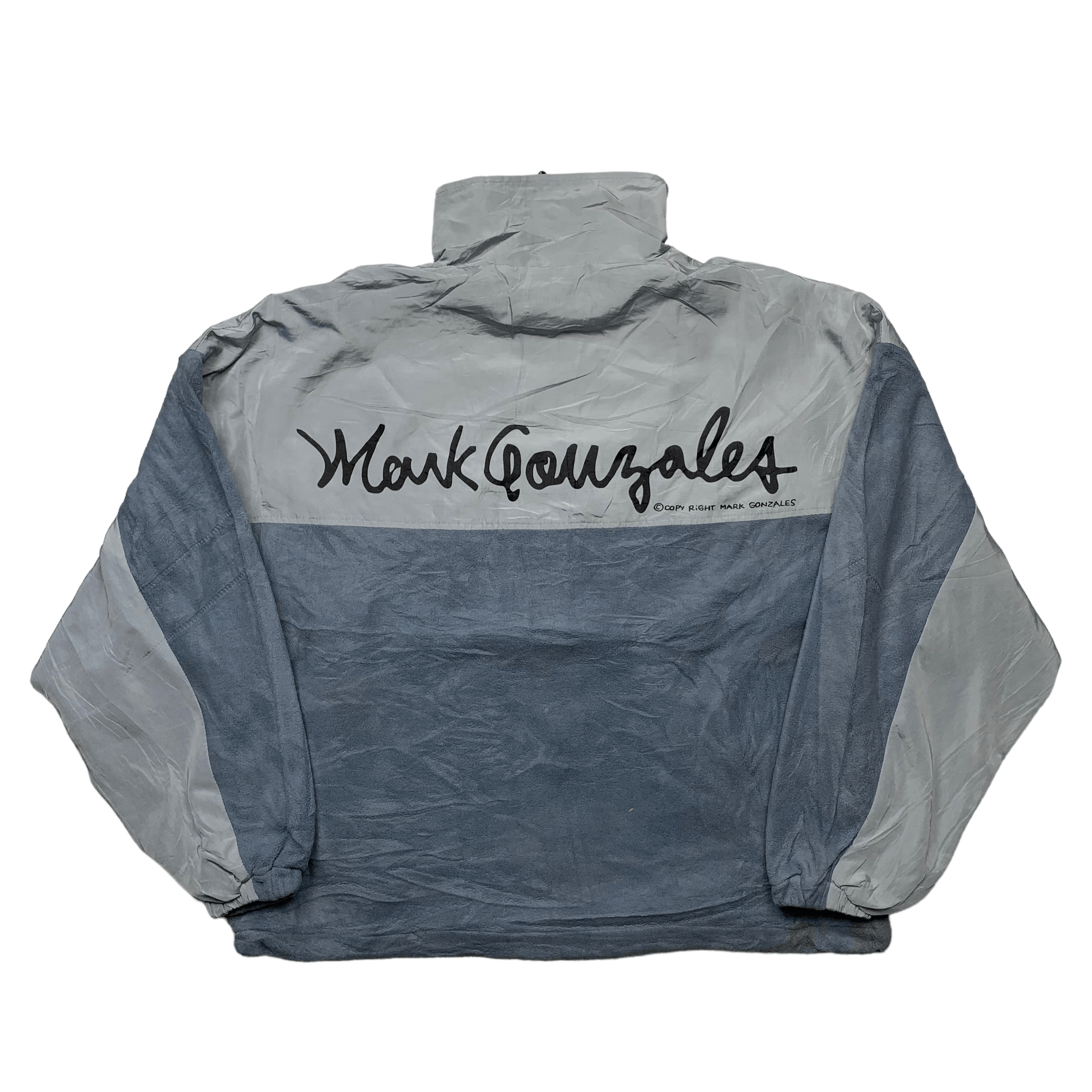 [MARK GONZALES]★韓国人気★MG MULTI ZIP-UP WIND BREAKER MG MULTI ZIP-UP WIND BREAKER - BLUE - 마크곤잘레스 공식