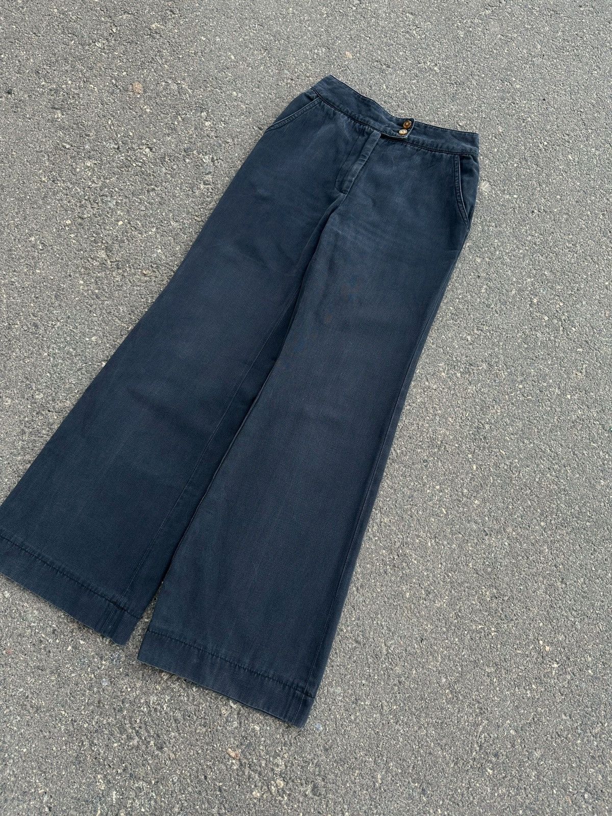 Vivienne Westwood AVANT-GARDE VIVIENNE WESTWOOD FADED PANTS JAPANESE STYLE Size 27" / US 4 / IT 40 - 2 Thumbnail